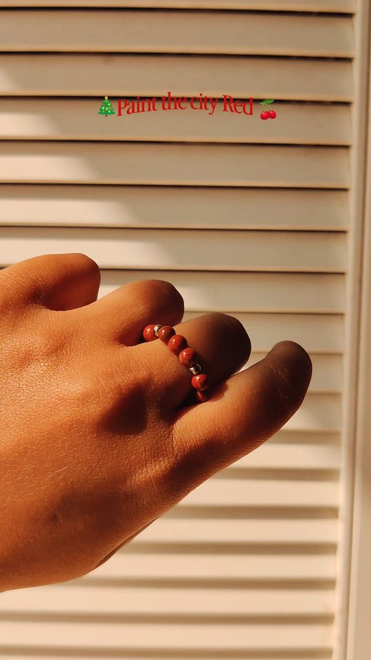 Link in Bio.
Minimal Red Jasper Ring is a perfect Christmas 2025 jewelry.
This nurturing crystal balances your root chakra, grounds your energy and gives you a sense of security.