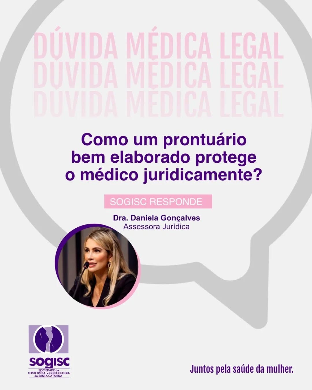 O prontuário não é apenas um registro clínico: ele é um documento jurídico essencial para respaldar a atuação do médico.
Quando está claro, completo e tecnicamente bem construído, ele se torna a principal fonte de segurança jurídica, fortalecendo a defesa profissional em sindicâncias, auditorias, processos éticos e ações judiciais.
Neste carrossel, a Assessoria Jurídica da SOGISC, representada pela advogada Daniela Gonçalves, explica os elementos fundamentais de um prontuário corretamente elaborado e por que ele é determinante na proteção da prática médica.
🔸clareza e objetividade
🔸 sequência cronológica
🔸detalhamento das condutas
🔸justificativas técnicas
🔸 consentimentos informados
🔸 registro de recusas
Um prontuário bem feito não apenas orienta o cuidado, ele protege o médico.
#Sogisc #Ginecologia #Obstetricia #AssessoriaJuridica