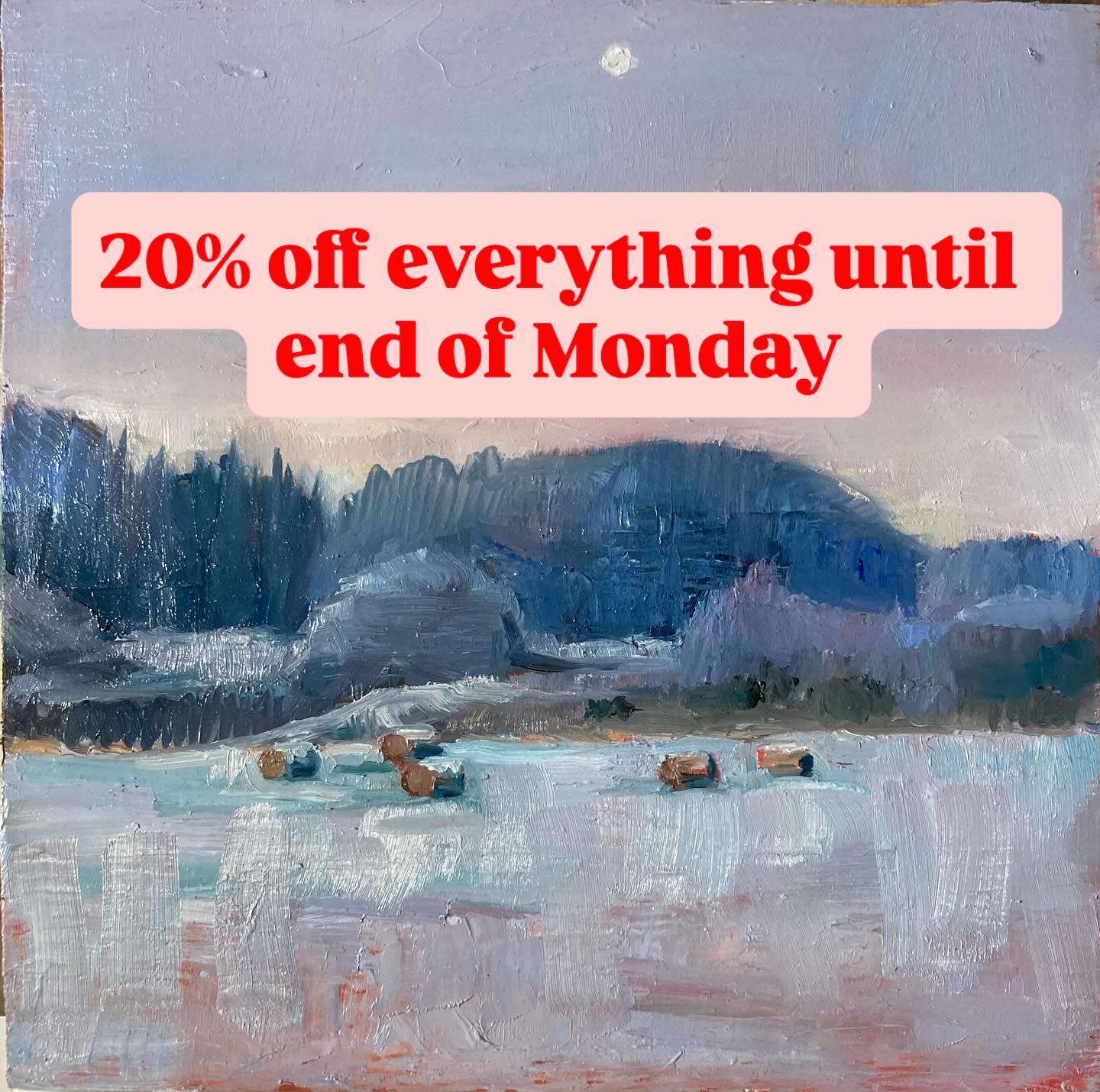 Hi guys, just a reminder that my sale ends on Monday. 20% off is across my whole website. You can find the link in my bio. If anyone locally would like to come and see my work you’re more than welcome. Get in touch! Have a lovely weekend.
#paintingsale #artforsale #promotion #20percentoff #suffolkartist #suffolkart #suffolkscenes #stilllife #stilllifeart #oilpaintings #oilpaintingsforsale #buyart #buyartfromartists #localartist #localartistsupport #interiorpaintings #interiorlife #suffolklife #interior #smallpaintings #woodbridgeartist