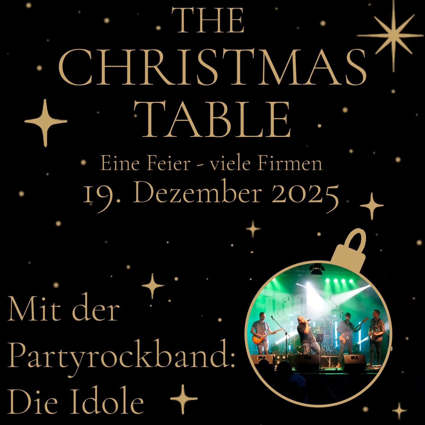 🎄 The Christmas Table 2025 bekommt ein musikalisches Highlight: Die Idole stehen am 19.12. live auf unserer Bühne!
Freut Euch auf eine energiegeladene Performance, die den Abend nach dem festlichen Dinner in eine unvergessliche Party verwandelt.
Jetzt Tickets sichern unter: www.hausamsee-gochness.de
#HausamSeeGochNess #Hochzeitslocation