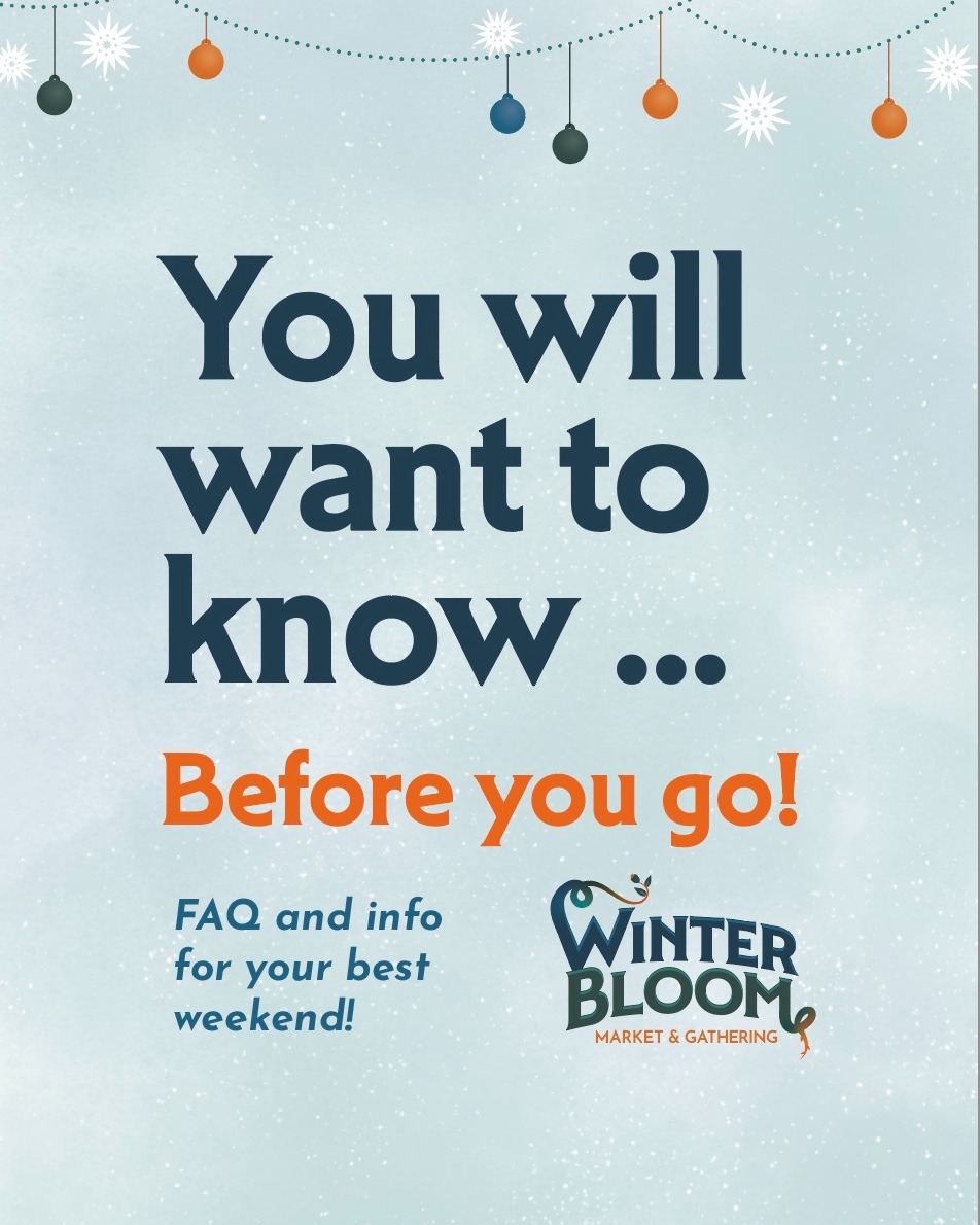 We're only days away from Winter Bloom Market & Gathering, so we're sharing info and answers to frequently asked questions. Consider it a heads up for planning your joyful weekend. More answers, details and venue info is online at winterbloomaltadena.com/faq.
โ๏ธ Winter Bloom Market & Gathering โ๏ธ
** Saturday, Nov. 29, from 10A to 6P
** Sunday, Nov. 20, from 10A to 5P
** Odyssey Charter Schools, 725 W. Altadena Dr in Altadena
@bespokeartsociety #altadena #winterbloomaltadena #altadenastrong #denastrong #familyevent #vendormarket #shoplocal #supportsmallbusiness #makersmarket #artisanmarket #artmarket #livemusic