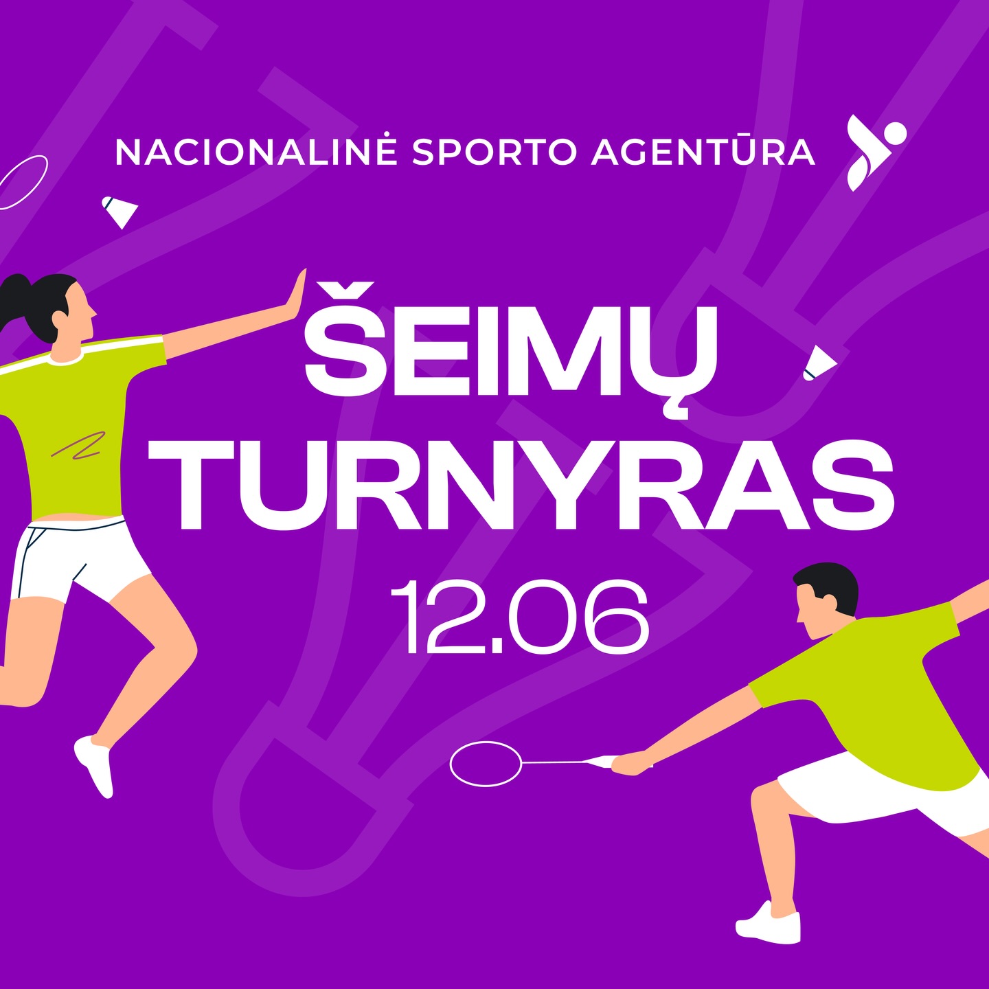 🤩Gruodžio 6 d. šeimos susitinka ne namuose, o badmintono aikštelėse! Turnyras, kuris suvienys, užves ir leis geriau pažinti vieni kitus. 🎁 Argi tai ne pati geriausia dovana šeimai prieš pat šventes? Dalyvaukite ir laimėkite geras emocijas bei naujas patirtis su visa šeima. Žinoma, laukia ir medaliai!
Renginys skirtas įvairaus amžiaus ir fizinio pajėgumo žmonėms, šeimoms.
‼️Privaloma registracija ne per turnyrų sistemą, o per Google Form, kurią rasite mūsų BIO.
Turnyras yra NEMOKAMAS.
Nuo 9:00 iki 15:00
Vietų skaičius ribotas.
Turnyras remiamas Nacionalinės sporto agentūros.
NSA-FA-TALENT-2025-634
#badminton #badmintonfamily #family #sporttogether #sport #weekend #christmas #event #sportevent #kids #timewithfamily
