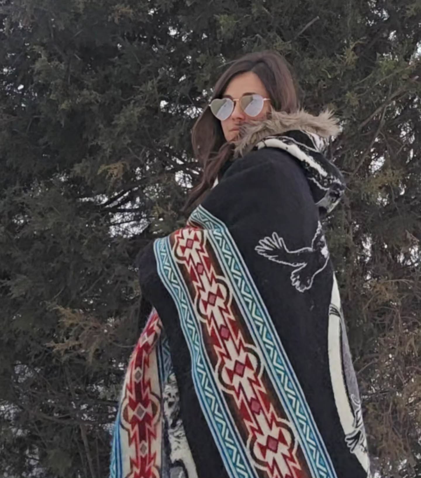 Protected by pine.
Juniper and Eastern White Pine stand as ancient guardians over my home, carrying memory, protection, and endurance through snow and silence.
Winter is not something I endure, it is something I come from, native to my blood and the land that holds me.