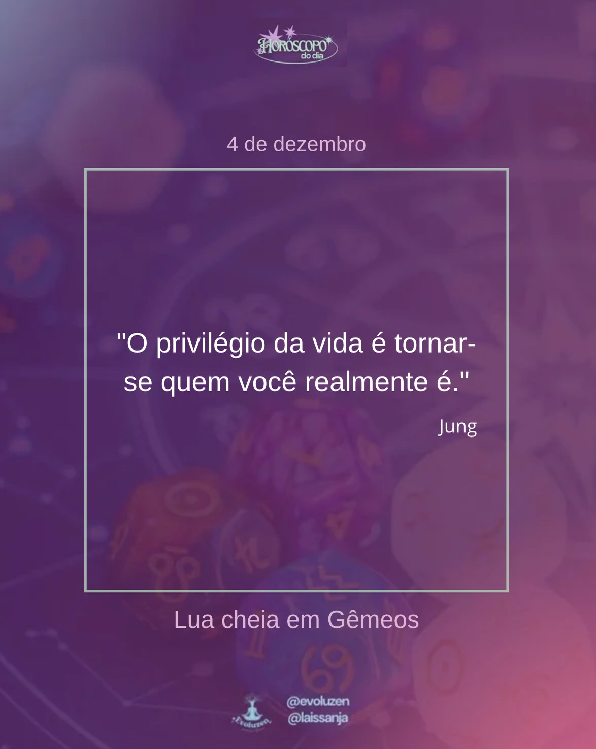 4 de dezembro 🌟💫