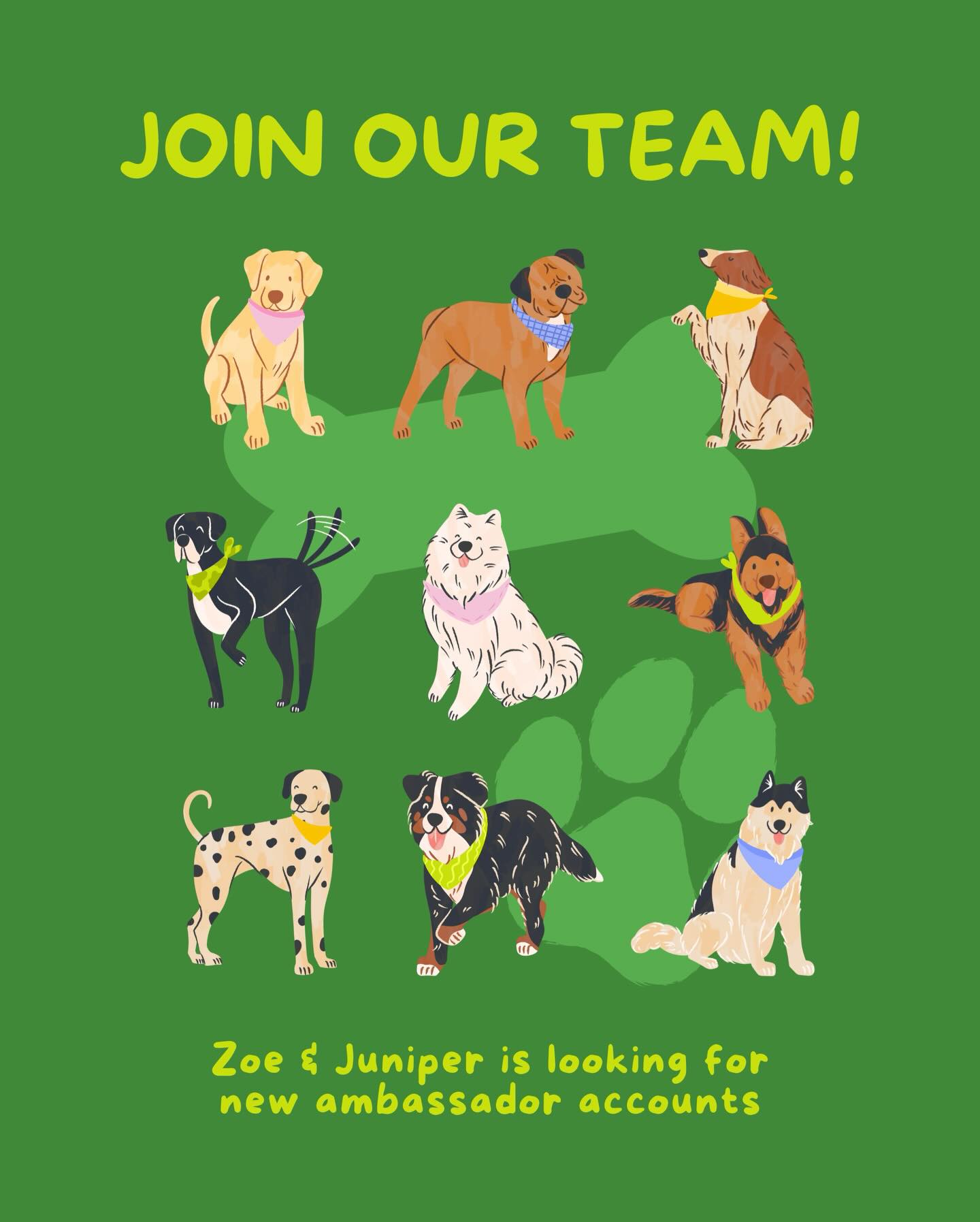 ✨🎄 ATTENTION: DOGS OF CANADA ✨🎄
It’s that time of year - our ambassador team is finishing another fabulous year and we’re looking to add all new pet accounts to the roster!
Z&J Ambassador Perks include:
+ A Unique 40% Off Discount Code for you
+ A Unique 15% Off Discount Code for your followers
+ Early collection access for our ambassadors
+ Group Ambassador chat
+ Giveaway collaborations
+ So much more!
Check out our linktree to apply and learn more! ✨
Applications will close on December 15th at 11:59 PM.
#DogAmbassador #DogBrandAmbassador #DogsOfInstagram #CanadianDogs #CatAmbassador #CatsofInstagram #CatsInBanadanas #CanadianCats #LDNOnt #LondonOntario