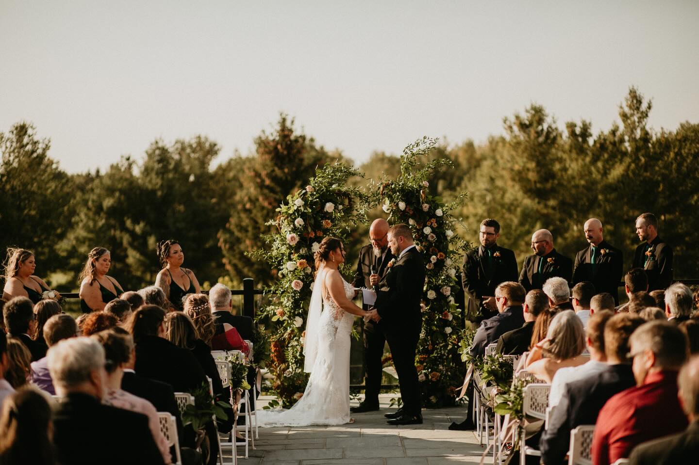 Absolutely dreamy ceremony on an absolute dream of a day