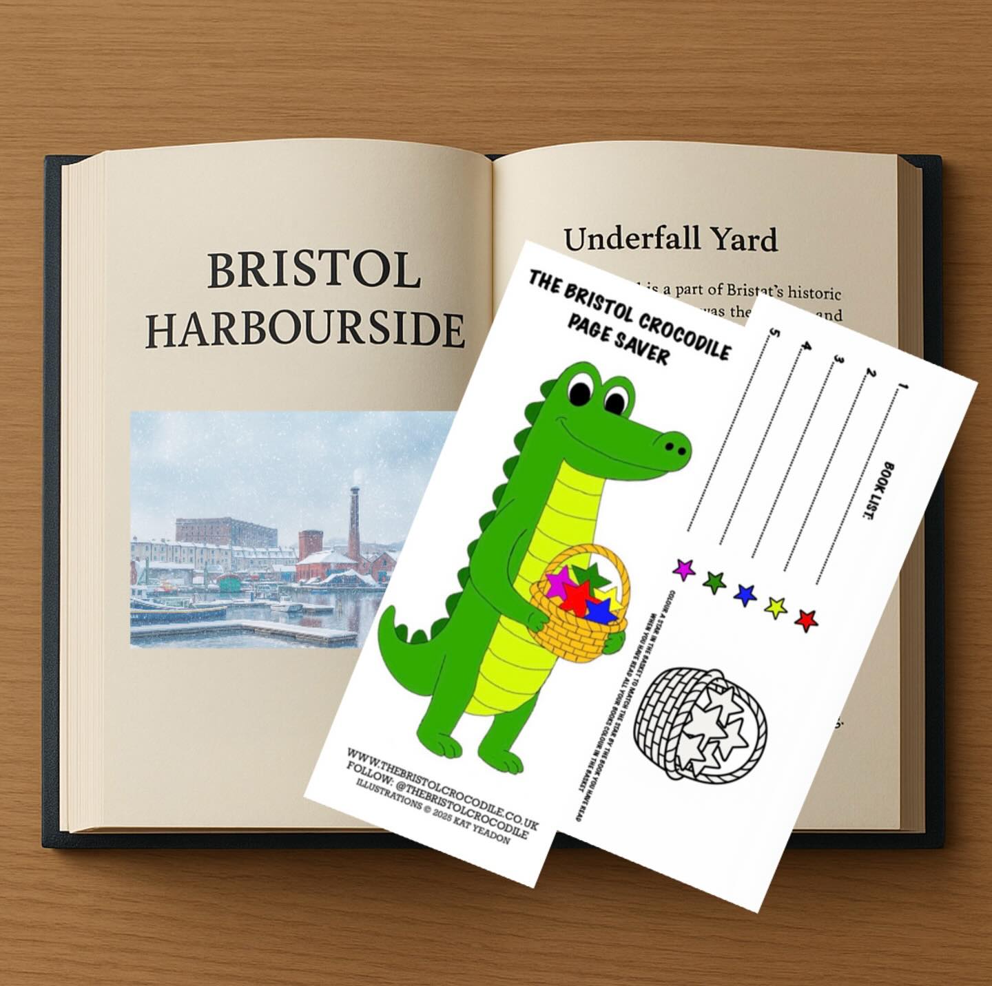 Christmas has officially arrived at Underfall Yard!
If you’re quick, there’s still time to pick up a FREE Bristol Crocodile bookmark while you soak up the festive harbour-side magic.
Pop down, enjoy the Christmas cheer, and don’t forget to say hello if you spot the crocodile!
#BristolCrocodile #UnderfallYard #BristolHarbourside #BristolEvents #BristolChristmas #BristolMakers #BristolArtist #ChildrensBooks #Bookmark #FreeBookmark #BristolLife #BristolIllustrator #FestiveSeason #ChristmasInBristol #Harbourside