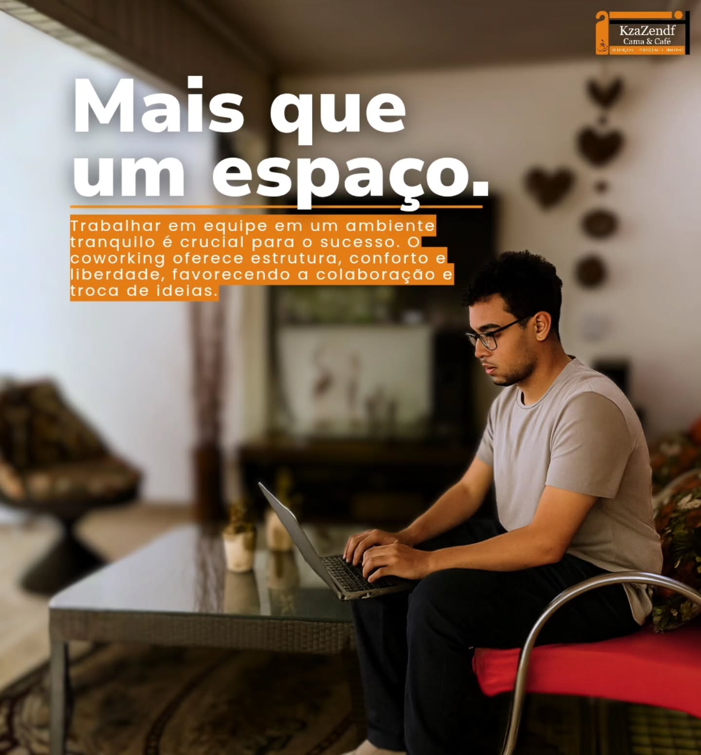 Trabalhar viajando pode ser leve, confortável e produtivo. 💻🌿
No KzaZen DF, você encontra ambientes silenciosos, acolhedores e perfeitos para focar — seja para estudar, trabalhar ou criar.
Com estrutura pensada para sua rotina, você aproveita Brasília com liberdade, conforto e conexão.
Porque aqui é mais que um espaço: é um lugar para inspirar novas ideias. ✨
Hashtags:
#WorkAndStay #CoworkingDF #PousadaBrasília