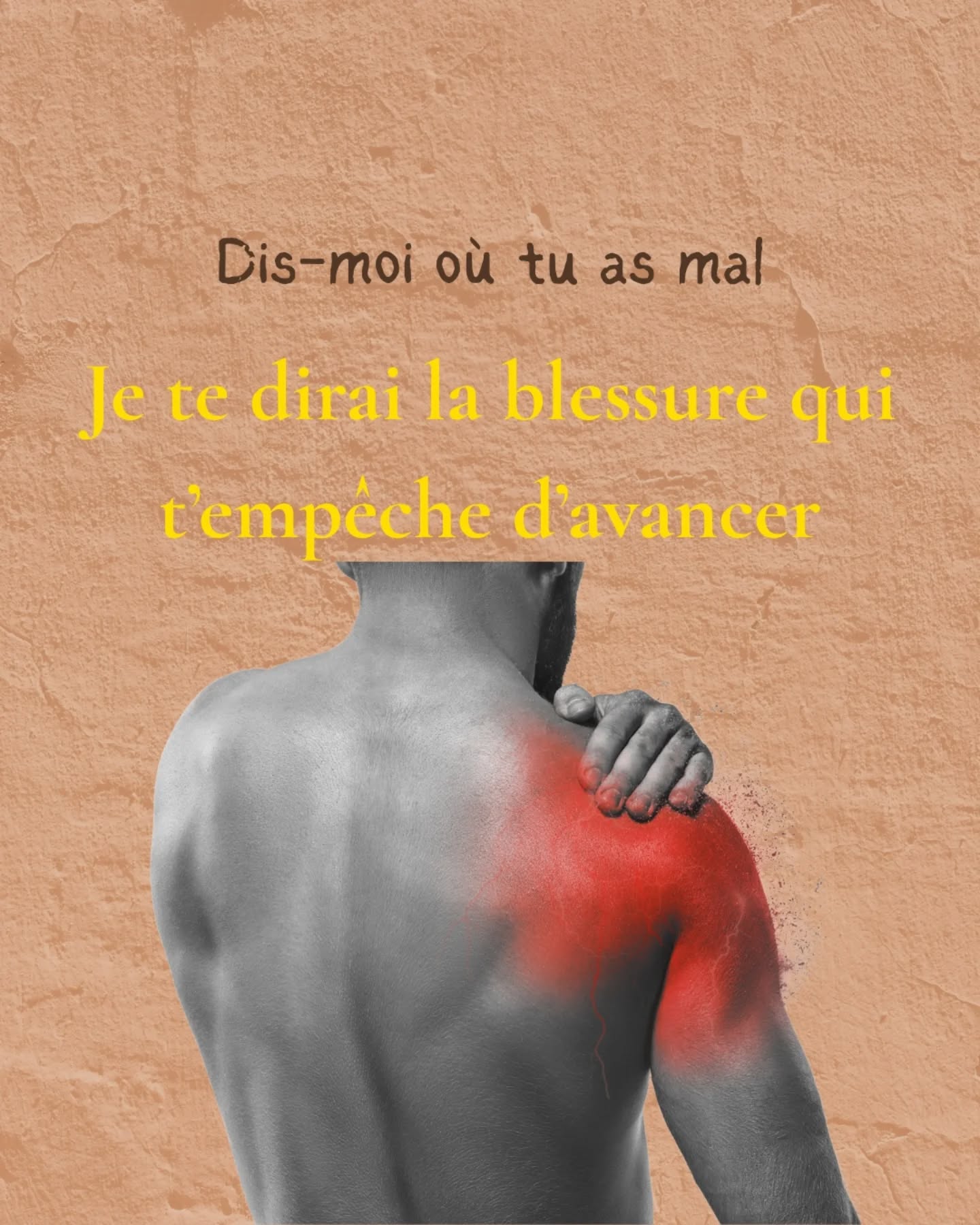 Le corps garde tout.
Les émotions qu’on retient, les limites qu’on n’ose pas poser, les mots qu’on n’a pas exprimés, les situations qu’on a encaissées trop vite.
Rien n’est “par hasard”.
Une douleur, une tension, une gêne, ce sont souvent des messages, des alertes, des invitations à regarder ce qu’on laisse de côté depuis trop longtemps.
Ce n’est pas une vérité absolue.
C’est une grille de lecture, un point d’appui, une manière de comprendre ce qui cherche à se dire à travers toi.
Et toi, où est-ce que tu as mal en ce moment ?