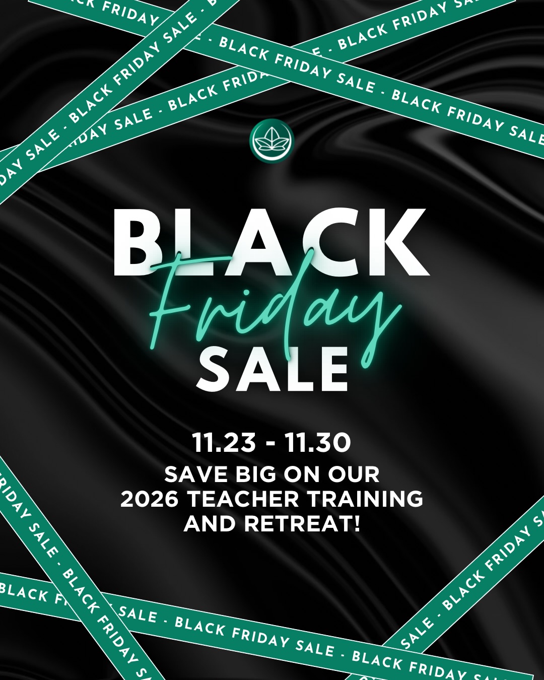 𝐎𝐔𝐑 𝐁𝐋𝐀𝐂𝐊 𝐅𝐑𝐈𝐃𝐀𝐘 𝐒𝐀𝐋𝐄 𝐒𝐓𝐀𝐑𝐓𝐒 𝐍𝐎𝐖 ✨
Save BIG on the @ivystandardyoga 2026 26&2 Yoga Teacher Training + 2026 Retreat!
Discounts valid through 11.30.25! 𝘈𝘱𝘱𝘭𝘺 𝘰𝘯𝘭𝘪𝘯𝘦 𝘢𝘯𝘥 𝘸𝘦 𝘵𝘢𝘬𝘦 𝘤𝘢𝘳𝘦 𝘰𝘧 𝘢𝘱𝘱𝘭𝘺𝘪𝘯𝘨 𝘺𝘰𝘶𝘳 𝘥𝘪𝘴𝘤𝘰𝘶𝘯𝘵! 𝘕𝘰 𝘥𝘪𝘴𝘤𝘰𝘶𝘯𝘵 𝘤𝘰𝘥𝘦 𝘯𝘦𝘦𝘥𝘦𝘥 - 𝘢𝘭𝘭 𝘥𝘪𝘴𝘤𝘰𝘶𝘯𝘵𝘴 𝘤𝘰𝘮𝘦 𝘰𝘧𝘧 𝘵𝘩𝘦 𝘧𝘪𝘯𝘢𝘭 𝘱𝘢𝘺𝘮𝘦𝘯𝘵. 𝘋𝘦𝘱𝘰𝘴𝘪𝘵𝘴 𝘮𝘶𝘴𝘵 𝘣𝘦 𝘱𝘢𝘪𝘥 𝘧𝘰𝘳 𝘥𝘪𝘴𝘤𝘰𝘶𝘯𝘵 𝘵𝘰 𝘴𝘵𝘪𝘤𝘬.