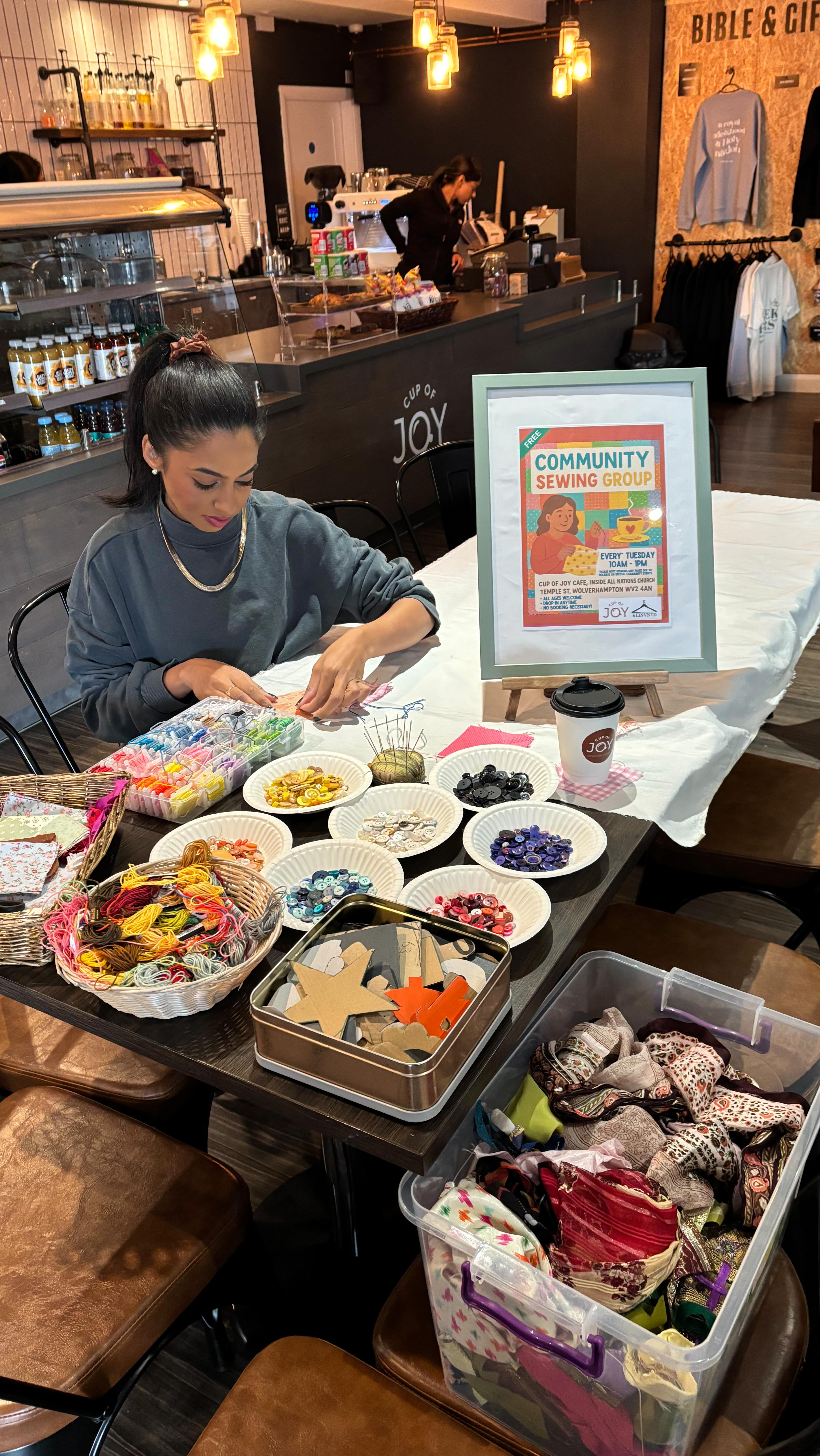 A cosy space ✅ Free materials ✅ Yummy drinks ✅
Join us every Tuesday from 10am - 1pm, for our free sewing group in Wolverhampton. A gentle, creative session where you can embroider, stitch or design something totally unique. ✨
Whether you’re new to sewing or a pro with a needle, you’re welcome here. 🪡🧵
Come for the creativity, stay for the chats and hot cuppa. 🫖☕️
📅 Every Tuesday from 18th November 2025
🕙 10am – 1pm
📍 All Nations Church, Temple St, Wolverhampton WV2 4AN
🎟 Free ticket - link in bio
Share this post so more people can join our sewing group and help us build something beautiful together. 💖