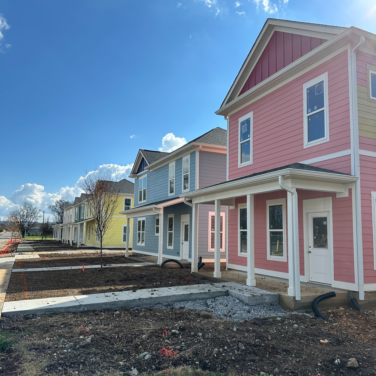 Fresh site photos from our ongoing work in Chattanooga —bringing to life new construction homes that are truly attainable, no subsidies needed.