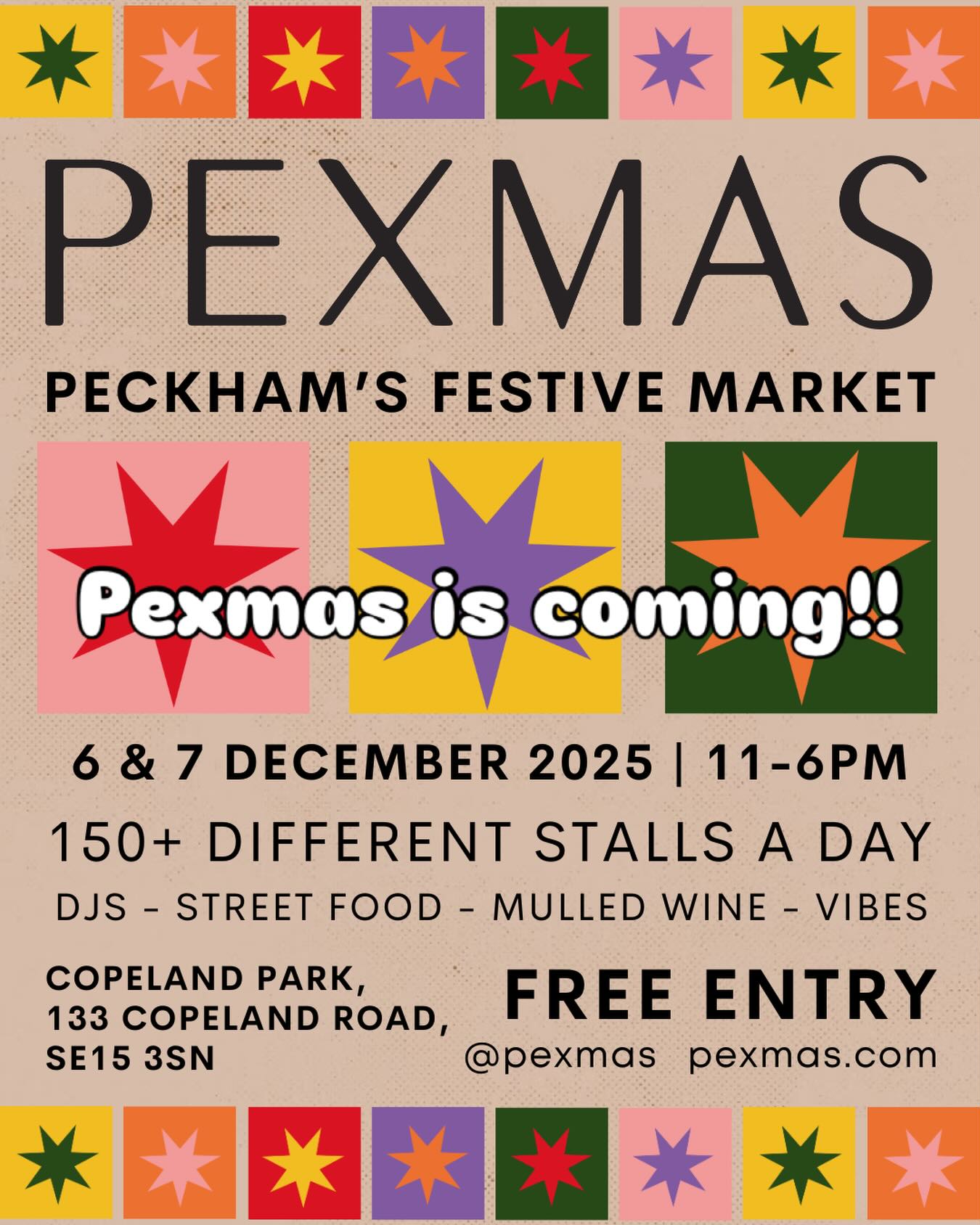 Soooo many reasons to be excited for Xmas activities this year, not least because it’s our first Pexmas event this coming weekend!!🙌🏿🎉 We’ve just finished putting together our latest bead collections (not even on the website yet!) just in time for your festive presents, so come and see us this Sunday 7th December @pexmas -we’ve got you! #pexmas2025 #pexmasiscoming