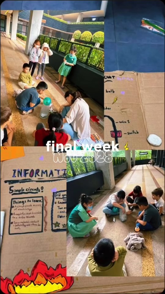 Final week of November 2025 🎆 From roleplaying Wizard of Oz to preparing for the Science Fair exhibit to live tests! It's going to be a banging week for our Desert kids!