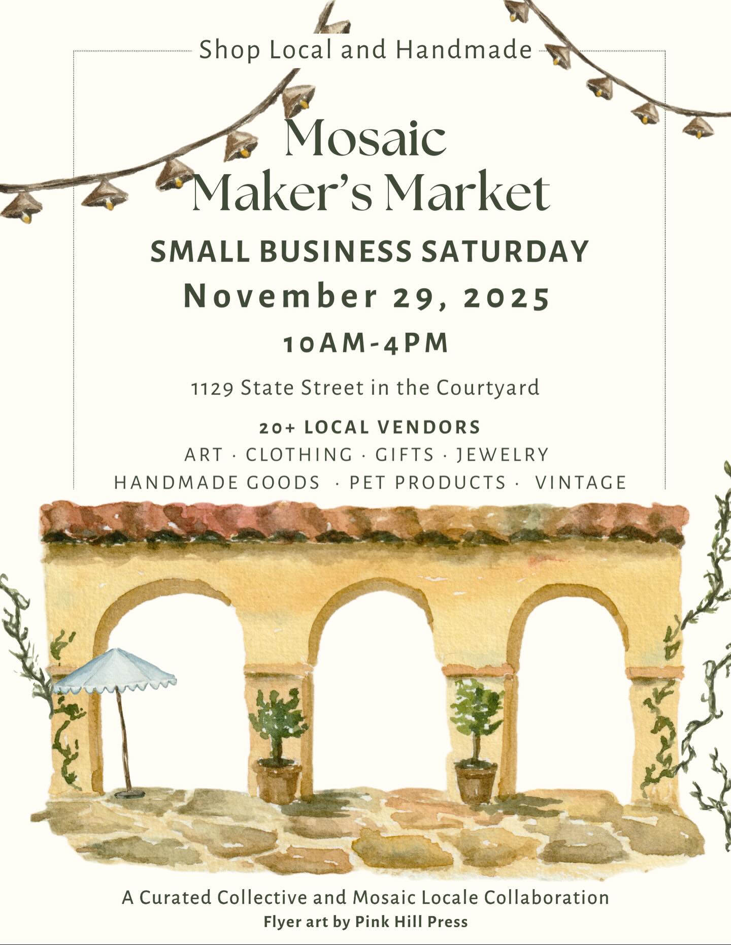 Mosaic, Beachside, and Green! 🎁
Come visit me:
🔸Mosaic Maker’s Market - Sat, Nov. 29 - 10 AM to 4 PM
🌴Beachside Babes Market - Sun., Nov. 30 - 10 AM to 4 PM
🔹A Green Holiday Market - Thu., Dec. 4th - 4 PM to 8 PM
I’ll showcase my contour pull-on scarf designs crafted from eco-friendly modal and bamboo fabric. I’ll offer a wide selection of reimagined vintage scarves and up-cycled kimono silk designs.
#CoveEcoGear #ContourScarf #CraftedInCalifornia #SantaBarbaraCreatives #CreativeCoast #CoastalCreativity #MakerCulture #SantaBarbaraMakers #SantaBarbaraStyle
#BeachsideBabesMarket