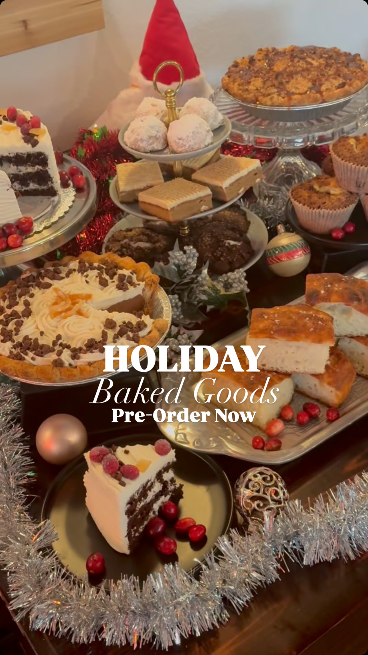 'TIS THE DAMN SEASON 🍪🎄🍰❤️🍞🧁🎂
✨ Holiday Baked Goods Pre-Orders Are Now Open! ✨
Our Copper Kings baking team has officially kicked off holiday season, and you can now pre-order all your favorite breads, cookies, pies, and cakes for your celebrations! 🎄🍰
✨How to Order:
Call the store (760) 539-7054 or stop by during business hours to place your order!
✨Questions? Email baking@copperkingsburgers.com
✨The full menu of all the available baked goods can be accessed online at copperkingsburgers.com under Menu > Baked Goods
✨Order Deadlines: (make sure to order a minimum of 7 full days in advance!)
-For Tuesday, December 23 pickup: Order by Tuesday, December 16
-For Wednesday, December 24 pickup: Order by Wednesday, December 17
Happy Holidays, Kings & Queens!
📍Copper Kings Burgers | North County, San Diego
.
.
.
.
.
.
#CopperKingsBurgers #BestBurgers #GourmetBurgers #JuicyBurgers #BurgerLovers #FoodieFinds #BurgerHeaven #HandcraftedBurgers #FoodiesOfInstagram #BurgerTime #GrillMasters #CheesyGoodness #TastyBurgers #BurgerAddict #EatLocal #Foodstagram #BurgerPerfection #MouthwateringEats #SmashBurgers #SanDiego #SandiegoEats #SDMagazine #bestof2025 #bestofsandiego #dontstopmenow #bestburger #bestrestaurant