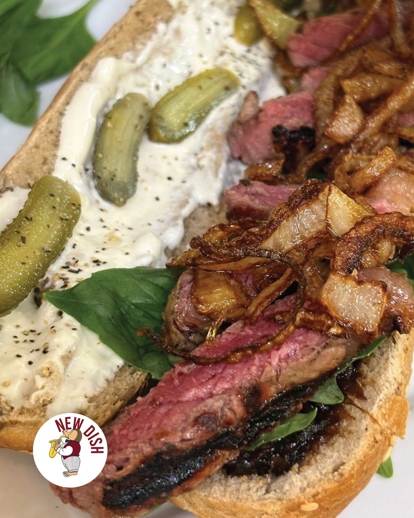 NEW! The Best Steak Sandwich 🤤 Tender strips of beef, sweet onion marmalade, pickles, fresh basil, fried onion and horseradish cream in a rustic baguette. Served on our light lunch menu, available Monday - Friday 12-3pm & Saturdays between 12-5pm. Please note this dish is not available on Sundays.
You know what to do ☎️
Epsom: 01372 721309
Cheam: 0208 394 2000
Tadworth: 01737 353529
Brockham: 01737 845101
Oxted: 01883 722207
#grumpymole #thegrumpymole #beefsandwich #baguette #beef #surreypub