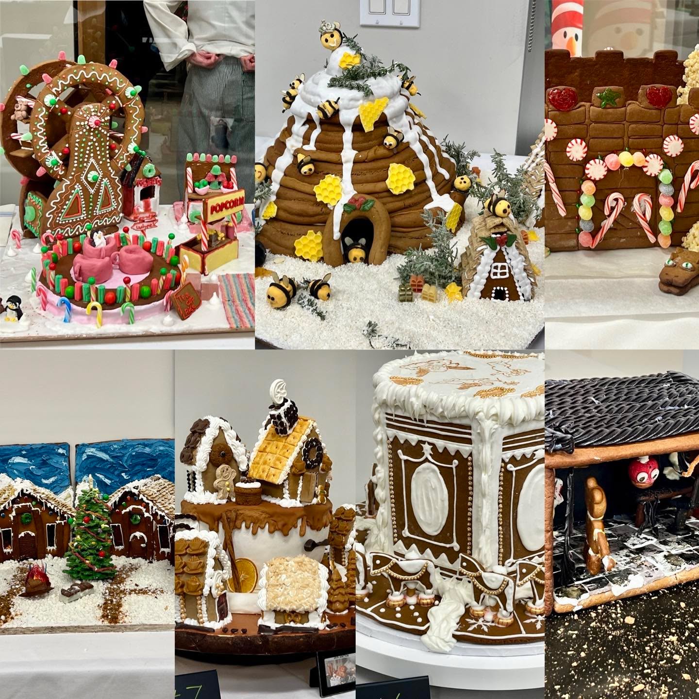 Just a small glimpse at some of the incredible gingerbread houses created by College of the Canyons ICuE students (including two of my students) for the school’s annual gingerbread house competition that also collected canned goods for the local food bank. I could not be prouder as a wine educator to be part of the Institute for Culinary Education - one of the jewels of LA county’s wine and culinary ed world - which just received a one million dollar endowment, the largest in the college’s history. #cocinstituteofculinaryeducation #collegeofthecanyons #wineeducation #wineamdfoodpairing