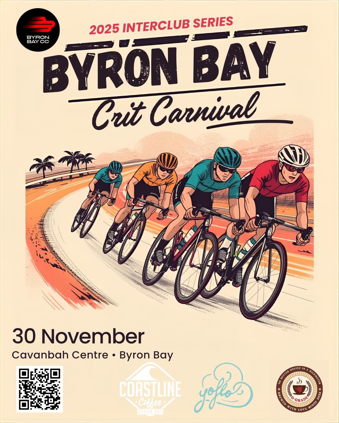 Final IC Series lands this Sunday. 🚴♂️⚡️
Low stress. High vibes. Proper racing.
One-lap opener ✔️
Italian Pursuit chaos ✔️
Full Crit to finish ✔️
Plus YoFlo goodies and Musashi prizes up for grabs.
Good coffee, solid crew, and all the banter you can handle.
If you’ve been sitting on the fence… this is your sign. 👀
Roll down.