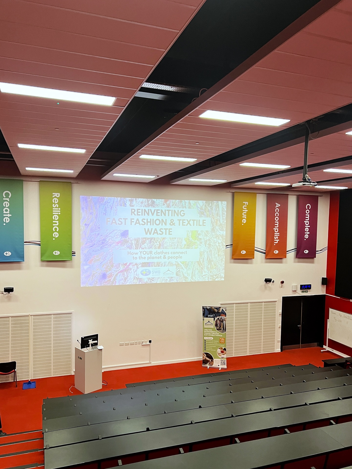 Last week, our Founder & Director, Maya Patel had the pleasure of delivering a 1-hour guest assembly to 200 Year 8 students at @oswbacademy Ormiston SWB Academy for their CORE Day on sustainable fashion and textile waste. Here’s what she thought…
“In the morning, students took on an upcycling challenge. It’s great to hear schools integrating hands-on sustainability into education. 🤩
As I always say, every single day, we all wake up and put on clothes. You don’t have to be “in fashion” or care about “trends” to be concerned about how our everyday clothing choices impact people and the planet. 🌍♻️
I spoke about the environmental and social impacts of fast fashion and encouraged students to make more informed and sustainable clothing choices.💡👕
A huge thank you to SWB Academy for inviting us in and welcoming us into such an important sustainability conversation. I definitely went away feeling encouraged by the students’ creativity, curiosity and willingness to rethink the future of fashion.”
#SustainableFashion #Upcycling #Education #Sustainability #CircularEconomy #Reinvntd