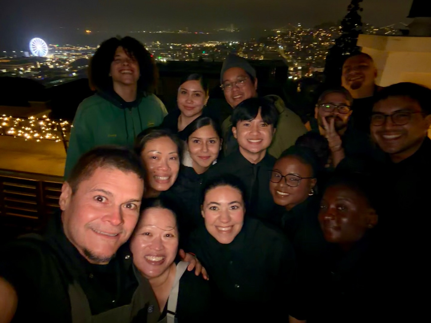 Our amazing team with an amazing view at this amazing holiday party at this amazing historic estate - one of SF’s oldest surviving residential properties. The house was built in 1849, during the SF Gold Rush in sole majesty along the northern slope of Russian Hill.