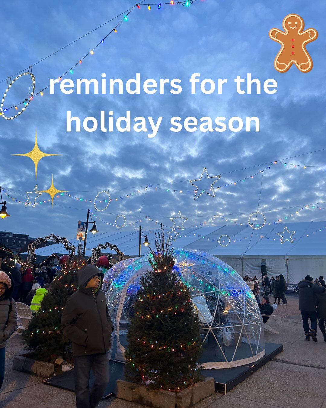 A few reminders as the holidays approach. The holidays can bring grief, increased stress, financial pressure, complex family dynamics, and more. You don’t have to force yourself to feel a certain way, and it is okay to prioritize yourself.
If this season is bringing up anxiety, grief, old patterns, or any other feelings, therapy can be a supportive space to start processing.