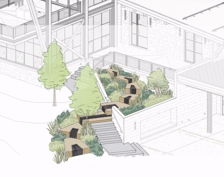 From thought to cohesive vision — here’s a look at how our concept designs take their shape. ✍🏼
Every line, material choice, and spatial move is intentional, grounded in the sites context and tailored to how users will experience the landscape. In concept, precisely cut boulders create a cascading effect which mimic the movement of a creek. 🏞️ By using clean, refined lines, we bring a modern interpretation to a natural rhythm. ✨
•
•
•
architects: @centreskyarchitecture
•
•
•
#landscapearchitecture #landscapedesign #design #outdoorliving #conceptdesign #morpholio #sketching #ranchdesign #luxuryhomes #coloado