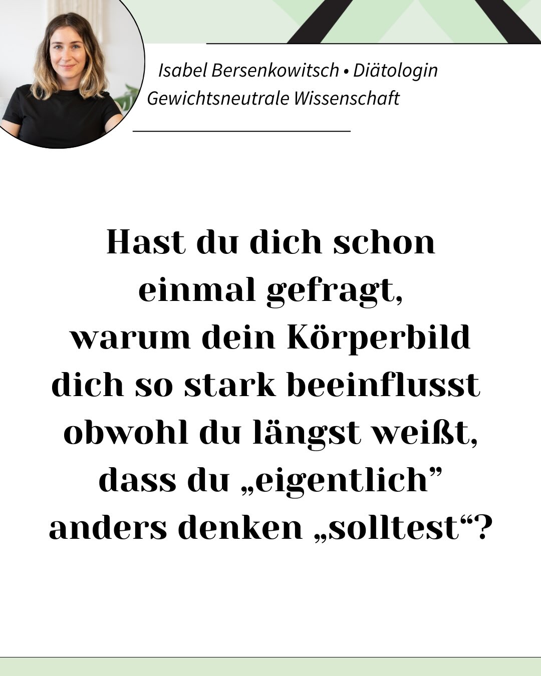 🫂 BODY IMAGE REVOLUTION ist ein gewichtsneutraler Selbstlernkurs mit wissenschaftlich fundierten Übungen, der dir helfen soll, dein Körperbild zu verstehen und alltagstaugliche Wege zu finden, mit dir selbst respektvoller umzugehen.
Was dich erwartet:
✨74 Videos in „gut verdaulicher“ Form zwischen 1 und 20 Minuten
✨ 10 Module, inkl Gastmodul mit @sophiehearts_com
✨ Workbooks mit vielen Übungen, damit du vom Denken ins Fühlen und Machen kommst
✨ Wissensvermittlung & Selbsterfahrung
✨ alltagstauglich, ruhig, klar
✨ lebenslanger Zugriff
✨ gewichtsneutral & diskriminierungssensibel
Offen bis Dienstag, 09.12.25, 23:59 Uhr. Danach schließt der Verkauf für unbestimmte Zeit.
Link in Bio. 💛 Fragen gerne jederzeit!
#körperbild #selbstmitgefühl #selbstfürsorge
Werbung
