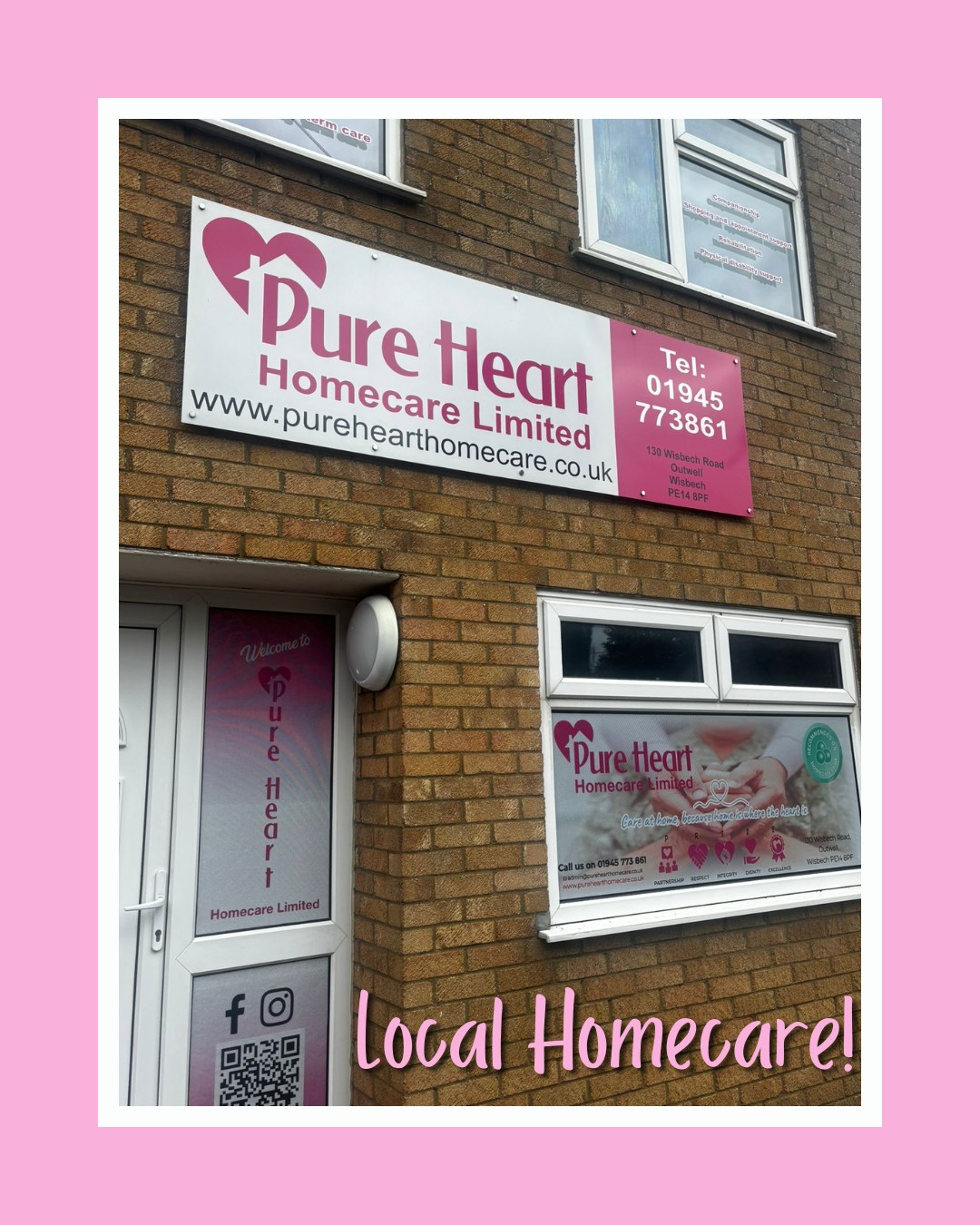 Local Homecare 💗
Pure Heart Homecare is based in the village Outwell and provides care to those in March, Downham Market and Wisbech!
If you need help feel free to pop in for a visit 💕
130 Wisbech Road, Outwell, Wisbech PE14 8PF📌
#PureHeart #HomeCare #LocalCare