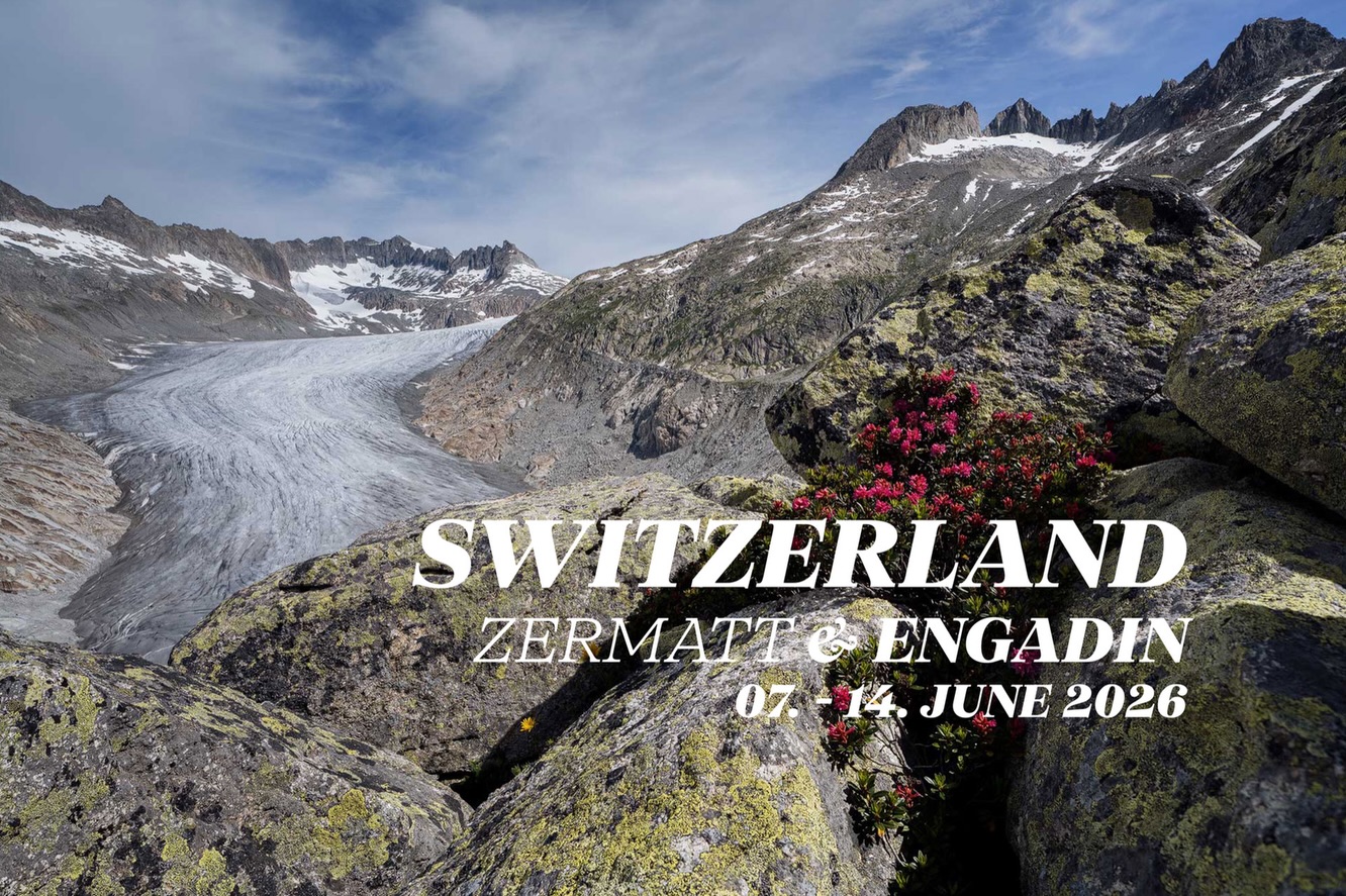 Discover the magic of mountain spring in Switzerland – from Zermatt to the Engadin.
ZERMATT & ENGADIN
7. - 14. June 2026
Join Eugene and Matthias on an immersive landscape photography workshop set amidst two of Switzerland’s most spectacular regions. Over the course of a week, we’ll capture the awakening alpine world as snow retreats, wildflowers emerge, and dramatic light dances across towering peaks and deep valleys.
Two regions – two moods.
Zermatt, with the iconic Matterhorn as our constant companion, offers breathtaking sunrise and sunset opportunities, framed by glaciers, high‑alpine meadows, and traditional mountain villages. Later in the week, we’ll venture to the Engadin, a high‑altitude valley of wide horizons and crystal‑clear lakes. Here we’ll photograph the Morteratsch Glacier, with its sweeping ice fields and dramatic moraines, and explore the chain of Engadin lakes – St. Moritz, Silvaplana, Sils and beyond – where reflections of snow‑capped peaks meet the vivid greens and blues of spring.
=> Please follow the link in the bio.
https://www.matthiasconrad.com/workshops/switzerland-zermatt-engadin