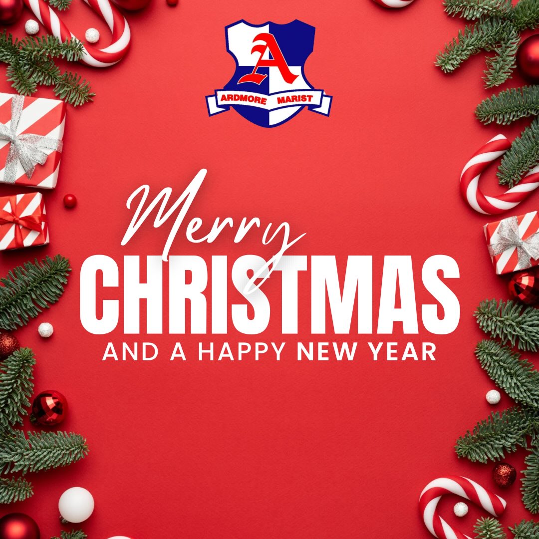 Merry Christmas and Happy New Year from everyone at Ardmore Marist 🎄
Thank you for an amazing year. Be safe and we’ll see you in 2026 💙🤍❤️