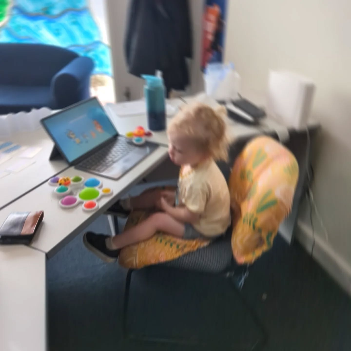 We often have students in the clinic who learn from our experienced AEP's. Today we have the youngest one yet, although he could learn a thing or 2 on how to speak to clients appropriately. Ignoring them isn't professional