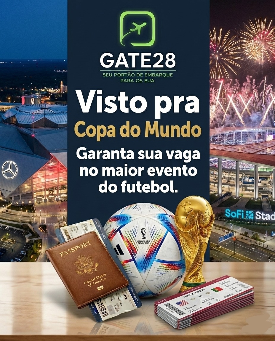 O visto americano ganhou tratamento especial pra quem vai à Copa do Mundo.
Processo mais rápido, prioridade e análise focada na viagem — mas não confunda “facilidade” com “garantia”.
Quem vacilar no DS-160, nas datas ou na comprovação do motivo da viagem… fica pra trás.
Quer aproveitar esse atalho sem tropeçar no detalhe que reprova?
Chama no direct que montamos tua aplicação completa e deixamos tudo pronto pro consulado te entender sem ruído.
#vistousa #vistob1b2 #vistonoconsulado #vistofacilitado #copa2026 #viageminternacional #eua2026 #ds160 #assessoriadevisto #gate28 #viajarparaeua #vistosemcorte #vistodobem
