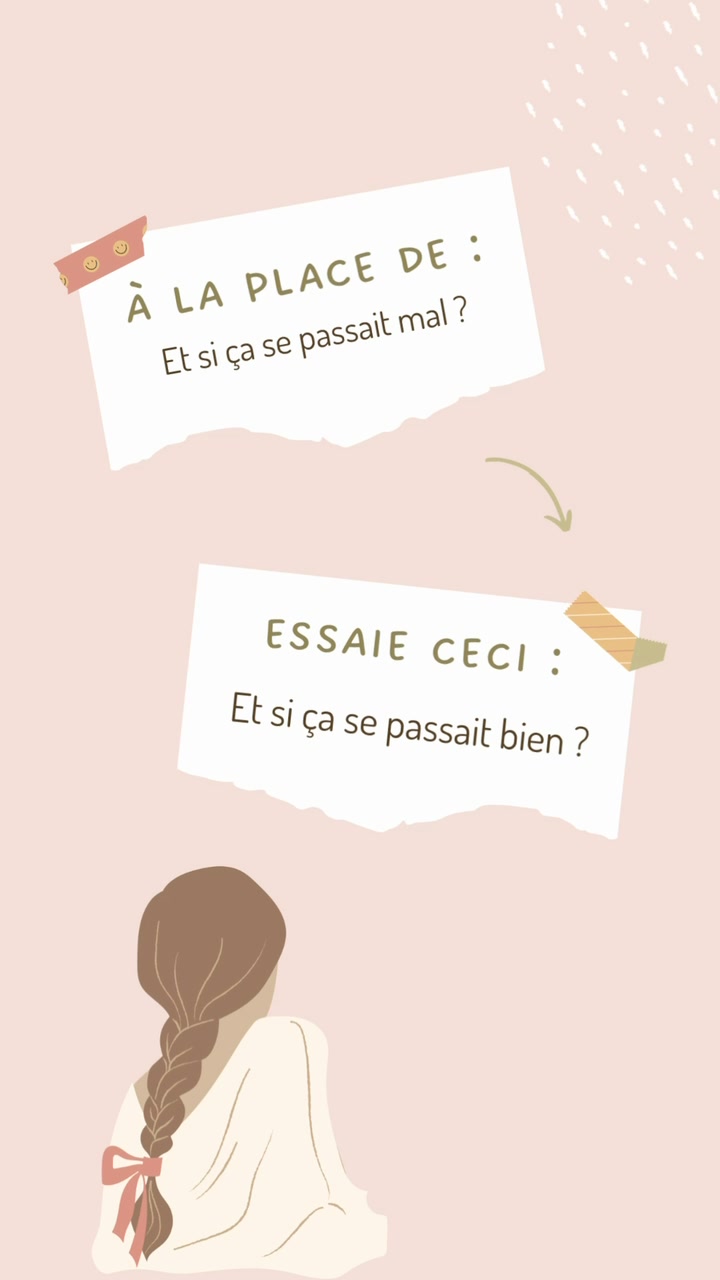 À la place de :
“Et si ça se passait mal ?”
⬇️
Essaie ceci :
“Et si ça se passait bien ?”
✨Notre esprit a parfois tendance à imaginer le pire,
par protection, par habitude, par peur du manque ou du rejet.
Mais chaque pensée négative crée une émotion,
chaque émotion guide nos décisions,
et nos décisions construisent notre réalité.
Changer la pensée, ce n’est pas nier le risque.
C’est simplement laisser une chance au possible,
au positif, à l’imprévu heureux,
à quelque chose de meilleur que ce que tu imagines.
Et si, cette fois, tu t’autorisais
à envisager que ça fonctionne,
que tu sois à la hauteur,
que tout se passe mieux que prévu ?
Tu n’as pas le contrôle sur tout.
Mais tu peux choisir la direction de ta pensée. 🌿
📍 Psychopraticienne – Saint-Cannat
📩 En présentiel et en visio
⸻
#anxiete #pensées #rumination #troppenser #emotions #santementale #chargeMentale #psyAixenProvence #psychopraticienne #therapie #oserparler #pause #respirer #developpementpersonnel #bienetre #selfcompassion #gestiondestress #penseepositive #laisseraller #confiancesoi #prendreSoindeSoi #accompagnement #bienveillance 🌿