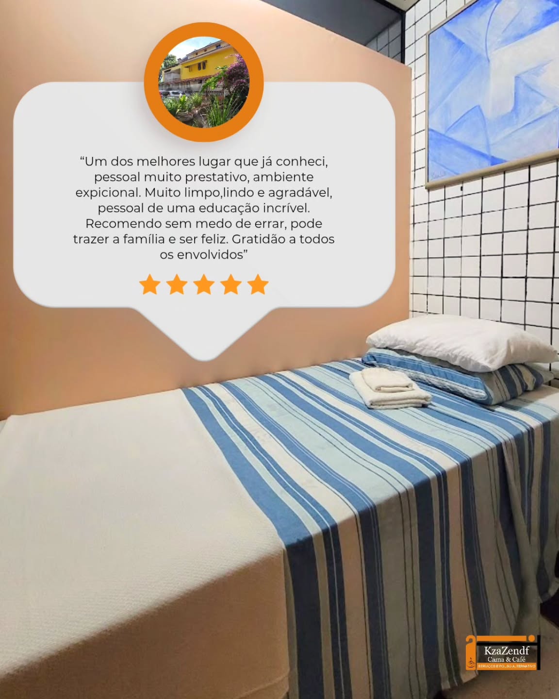 Quem se hospeda, aprova.
Nada fala melhor do nosso trabalho do que as experiências de quem já passou por aqui.
Cada avaliação positiva reforça nosso compromisso em oferecer uma hospedagem tranquila, confortável e acolhedora perfeita para quem vem a Brasília a trabalho ou estudo.
Obrigada a todos que confiam no KzaZen DF C&C. 🤍
📍 Brasília | Hospedagem familiar
#AvaliaçãoPositiva #DepoimentoReal #HospedagemBrasília