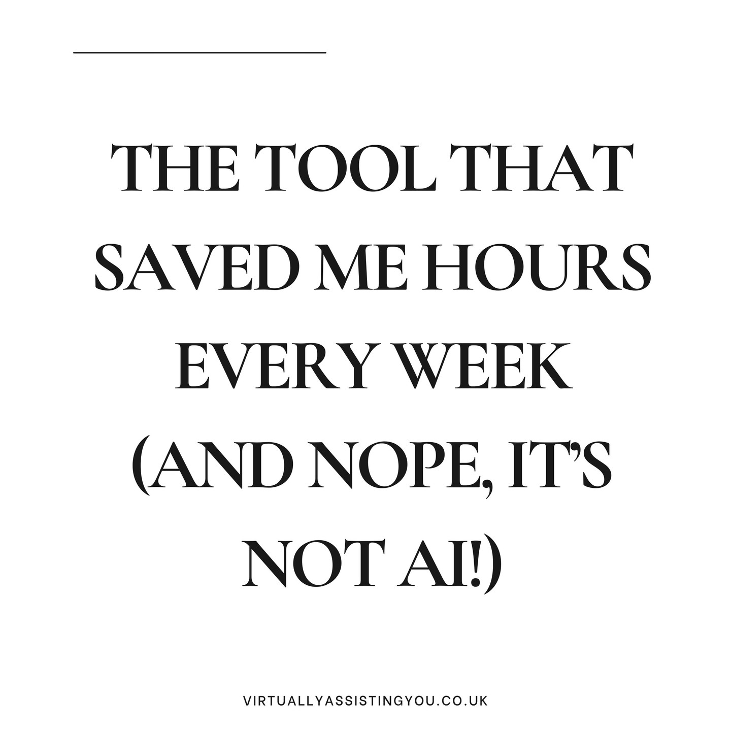 Before I discovered this ONE tool...
I was wasting HOURS juggling content ideas in random notes, messy Google Docs, Canva links…it was chaos 😂
This tool changed EVERYTHING (and it’s totally free!)
Our time is our most precious resource…and right now, there’s just not enough of it!
So here’s the tool that genuinely transformed how I create, store and organise content (and how I manage client approvals, too)
Trello 🙌🏼
Before Trello:
❌ 'Where’s that caption?'
❌ 'Which version is approved?'
❌ Tabs open everywhere
❌ A mild headache at all times 😉
After Trello:
🙌🏼 All my content ideas and plans in one place
🙌🏼 Templates, captions and visuals neatly stored (no more folder overwhelm!)
🙌🏼 Clients approve content inside the board, so zero back-and-forth emails
It’s streamlined, visual and saves me hours every week!
Not an ad, not an affiliate…I just love it, and I think you will too.
Here’s to more time, more headspace AND more content sanity this week!
Which freebie has changed your life?