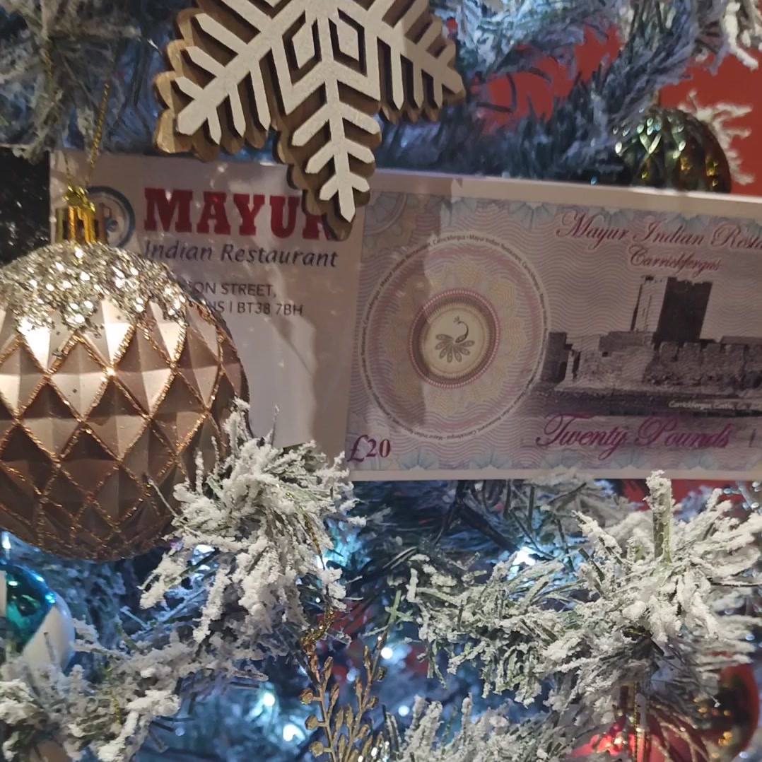 🎉🌲GIFT VOUCHERS AVAILABLE🎉🎄
Treat your loved ones with delicious meals at Mayur Indian Restaurant.
Make your reservation for Festive Period.
Call us on:
Carrickfergus: 028 9335 1864/1865
Larne: 028 2827 0000/0001
or send us a message via
Facebook / Instagram (@mayur_indian_ni)
#curry #carrickfergus #mayur #Larne #curry #sizzlers #balti #indianfood #indian #IndianCuisine #christmas2024 #feastlikeaking #vouchersavailable #voucher #fypage