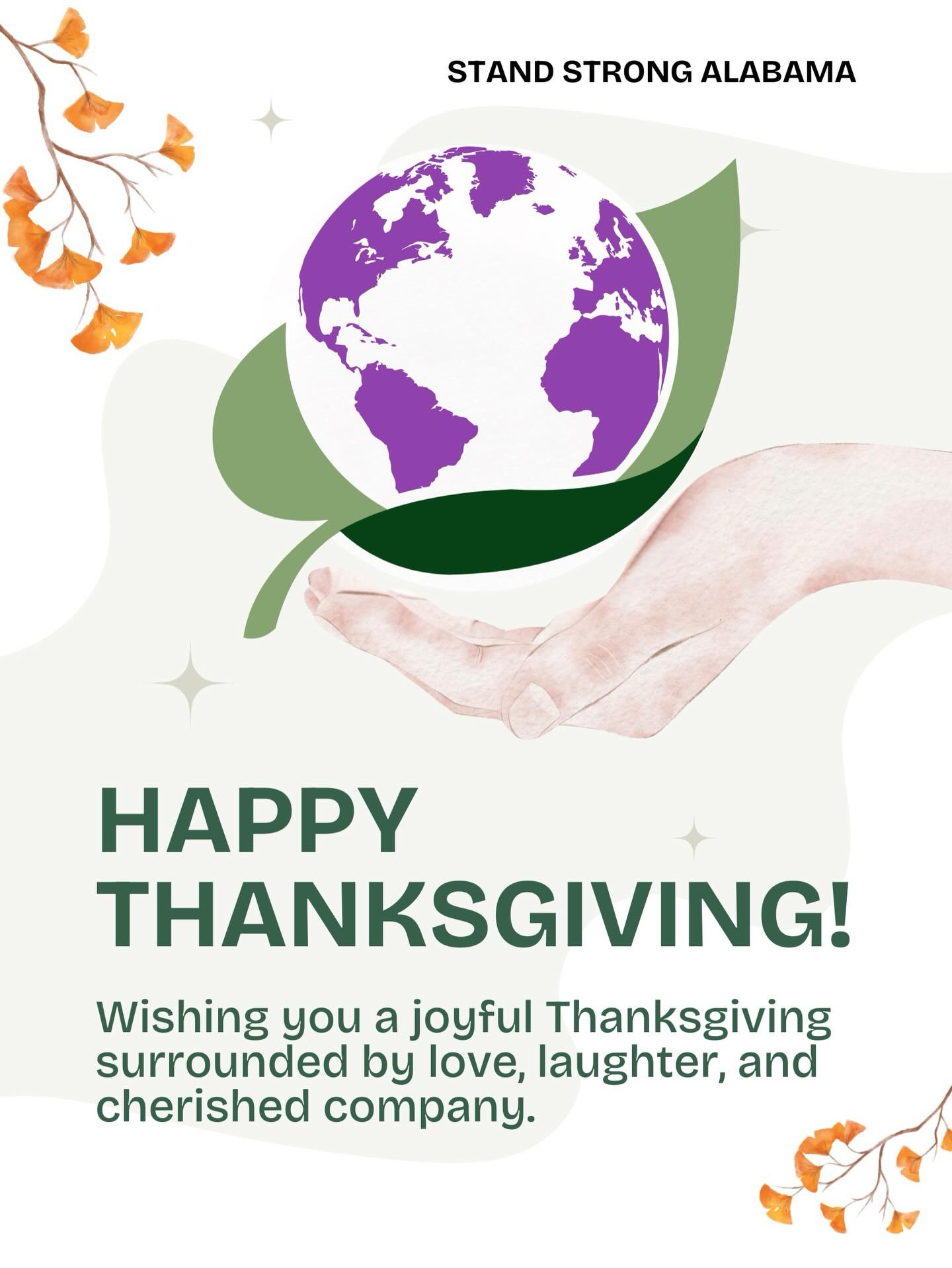This Thanksgiving, we’re grateful for our community — for every volunteer, partner, and supporter who helps us Stand Strong together. 🧡
Wishing you a day filled with love, gratitude, and connection with family and friends. 🍂
#stainableliving #domesticviolenceawareness #healthylifestyle #wellness #huntsville #huntsvillealabama