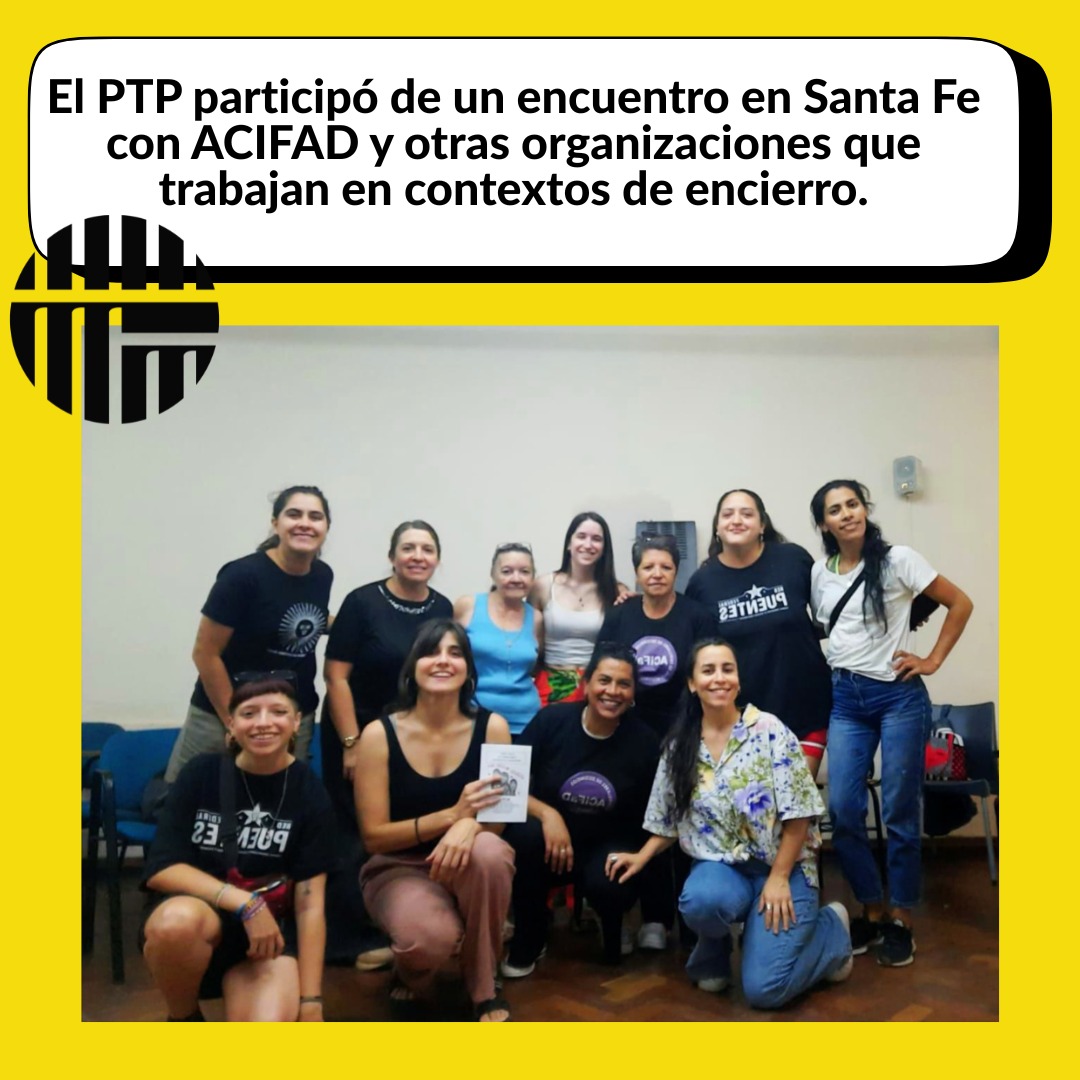 📢 El viernes 28/11, desde el Prison Transparency Project participamos en la organización de un encuentro entre @acifad_ (Asociación Civil de Familiares de Detenidos en Cárceles) y diversas organizaciones que trabajan en contextos de encierro en la ciudad de Santa Fe.
📍 La jornada tuvo lugar en la Facultad de Ciencias Jurídicas y Sociales de la UNL, y se enmarca en nuestra línea de trabajo conjunta para fortalecer espacios de reflexión y acción colectiva por los derechos de las personas encarceladas.
Vamos las pibas!
__________
📢 On Friday, 28/11, the Prison Transparency Project took part in organizing a meeting between ACIFAD (Civil Association of Relatives of People Detained in Prisons) and various organizations working in carceral contexts in the city of Santa Fe.
📍 The gathering took place at the Faculty of Legal and Social Sciences of UNL and is part of our ongoing joint efforts to strengthen spaces for reflection and collective action in defense of the rights of incarcerated people.
🤝 We keep moving forward.
_________________
📢 Le vendredi 28/11, le Prison Transparency Project a participé à l’organisation d’une rencontre entre l’ACIFAD (Association Civile des Familles de Personnes Détenues) et plusieurs organisations travaillant en contextes d’enfermement dans la ville de Santa Fe.
📍 La rencontre a eu lieu à la Faculté de Sciences Juridiques et Sociales de l’UNL et s’inscrit dans notre travail conjoint visant à renforcer les espaces de réflexion et d’action collective pour les droits des personnes incarcérées.
🤝 Nous continuons d’avancer.