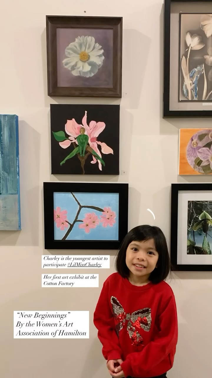 Thrilled to share that last weekend marked a special milestone for Charley and me—our very first art exhibition together! Grateful for the support and inspiration we received. Here’s to many more creative adventures ahead! 🥂✨
Don’t miss ‘New Beginnings’ - the 5th Annual Group Exhibition, showcasing incredible talent and creativity. Join us at the Cotton Factory until May 30, 2025, proudly hosted by the Women’s Art Association of Hamilton!
@waah.1894
#ArtExhibit #HamiltonOntario #Mother&DaughterArt #oilpaintingartist #gemdebustos #LilMissCharley
