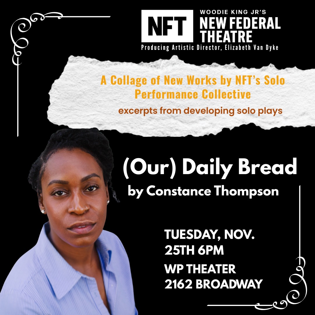 ✨ TONIGHT! ✨
Final call for tickets to New Federal Theatre’s Solo Performance Collective Showcase of Excerpts!
Ticket link is located in the bio!
Check out the remainder of our lineup of artists!
