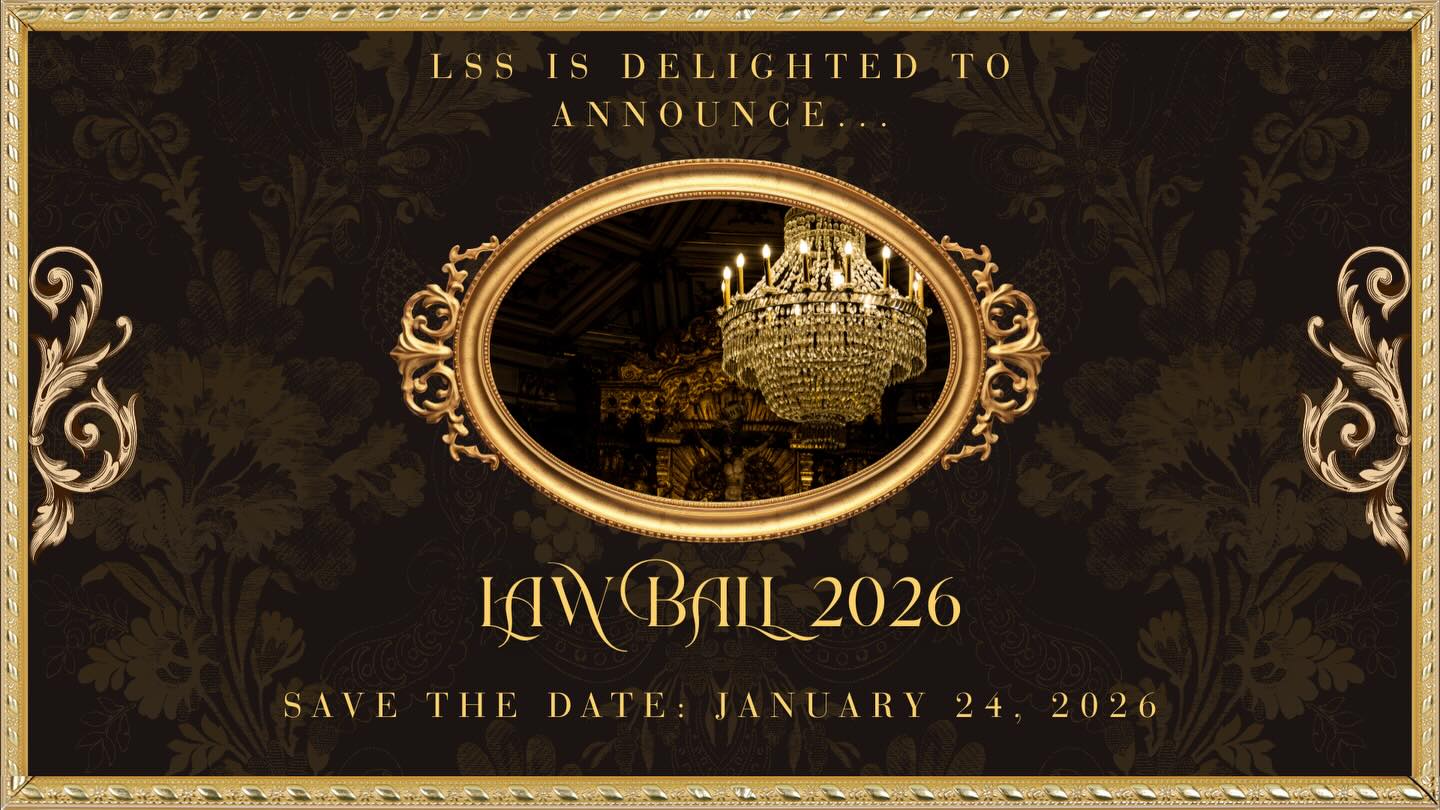 🥂The wait is over!! LSS is delighted to announce that Law Ball will be taking place on January 24, 2026! Save the date to attend the Bora Laskin Faculty of Law’s most stunning event of the year!! More details will follow!🥂