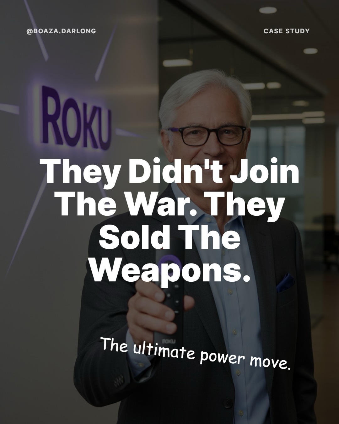 Roku avoided the bloody streaming wars by becoming the neutral platform everyone needs. It’s a masterclass in not fighting the battle, but selling the weapons to both sides.