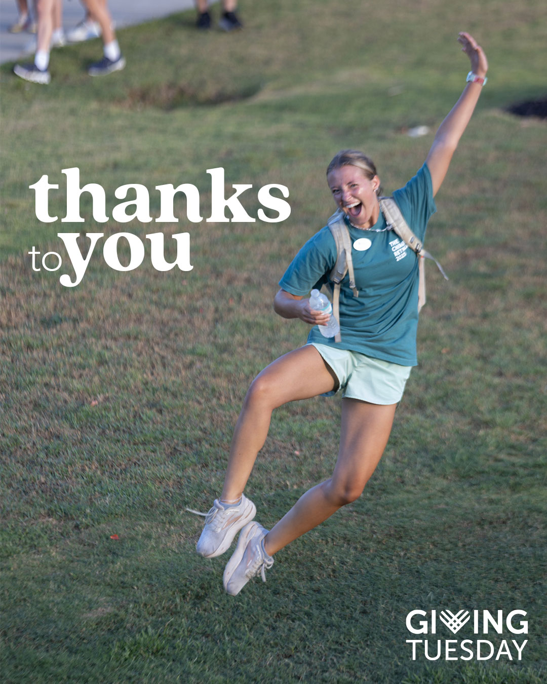 Wow — you did it! 🎉
Thanks to the generosity of supporters like you, we met our Giving Tuesday matching gift goal!
Every dollar donated so far has been doubled to help even more incoming college students find their people, place, and purpose in Christ!
We are so grateful. Truly.
But the momentum isn’t slowing down — and neither is the need.
If you haven’t had a chance to give yet, there’s still time to make a meaningful difference today. Every gift — match or not — helps us reach even more incoming students. Link in bio!