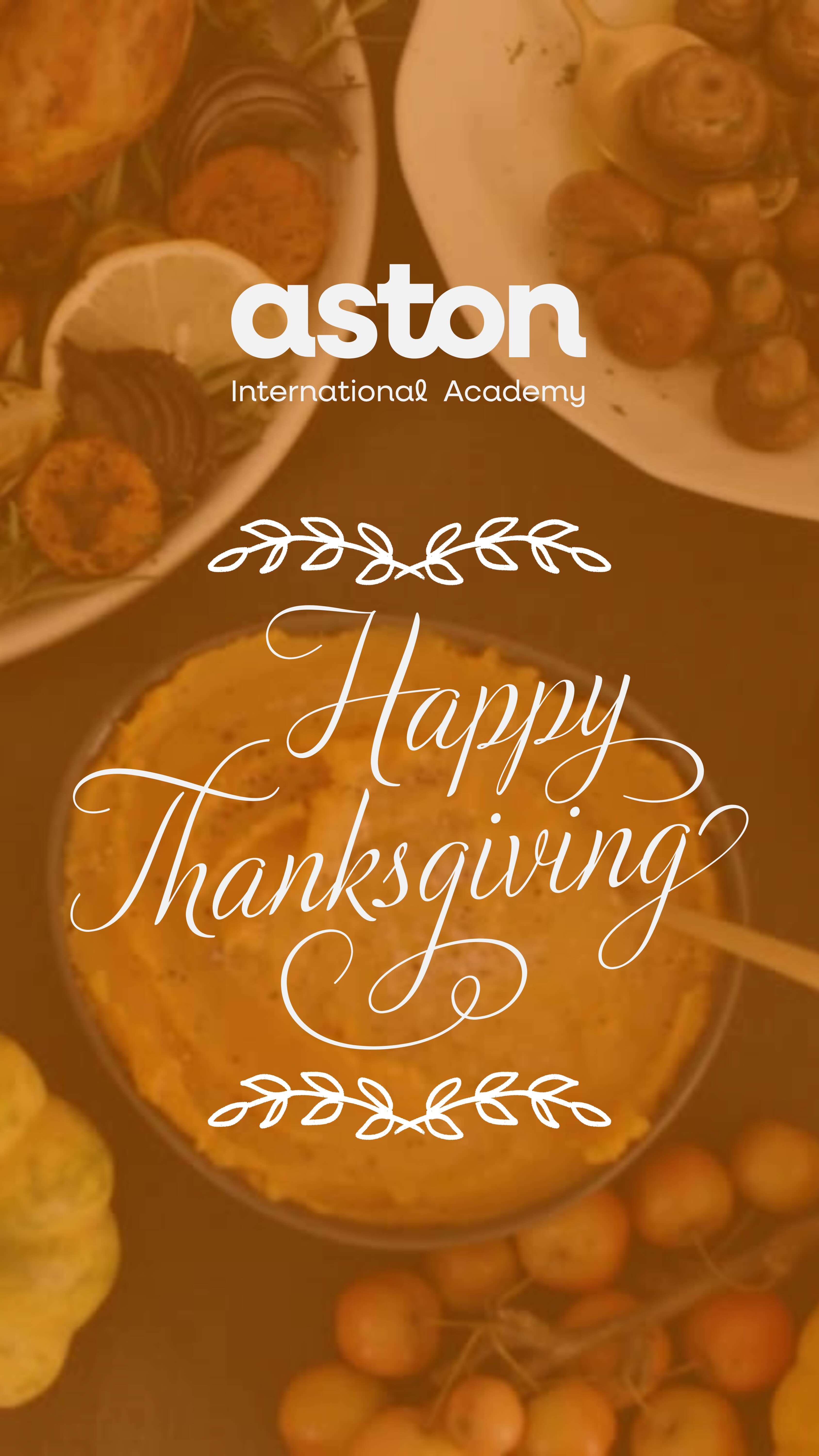 Aston Thanksgiving Party 2025. We are grateful to have you here with us! Thank you!!!