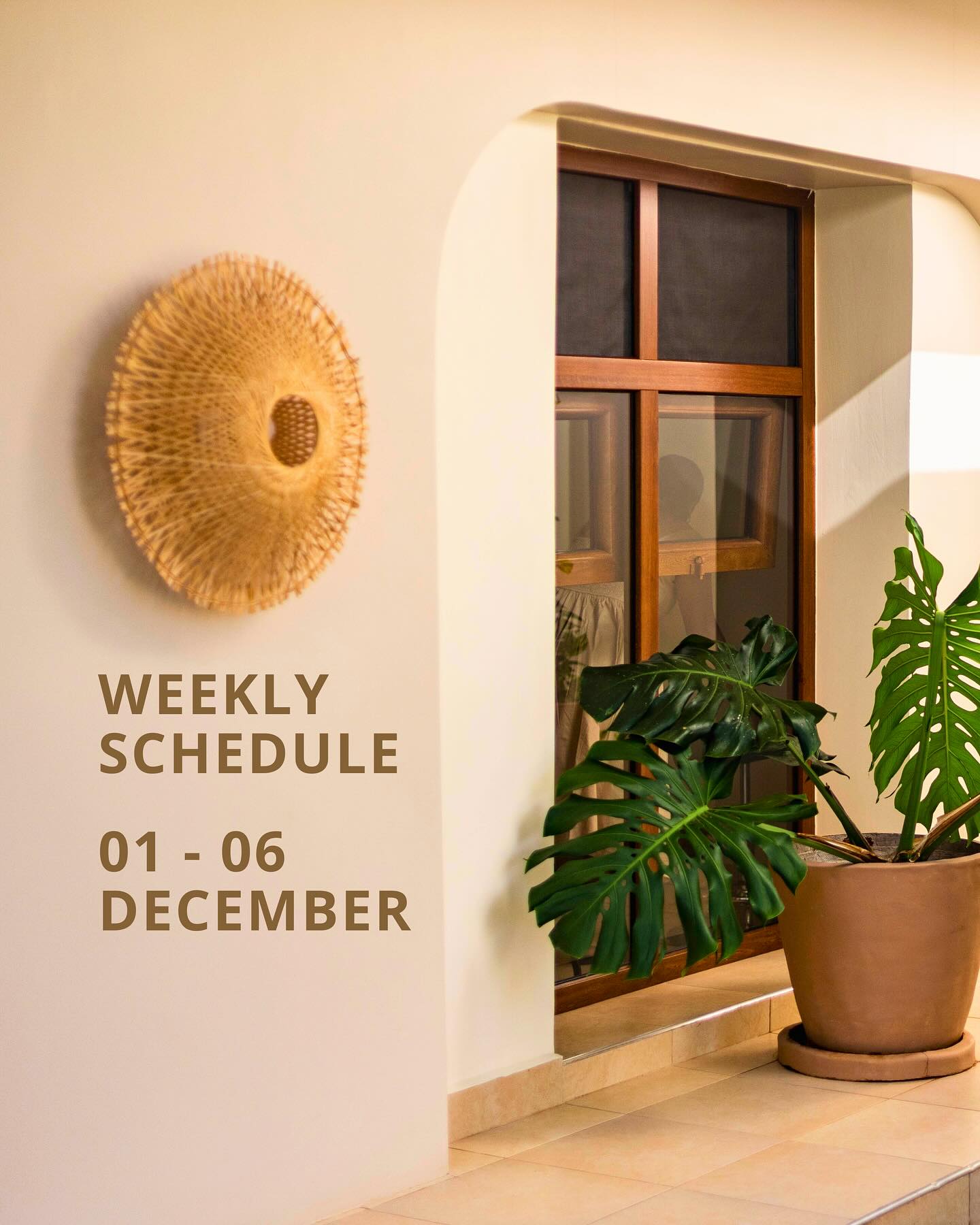 A new week at Umoja, a rhythm of movement, breath, and inner balance. 🌿✨
Eeach class invites you to reconnect with your body and your centre. This week’s highlights:
• Headstand Workshop — Saturday, 7 Dec
A playful and supportive journey into Sirsasana with Carol & Shamya, ending with a calming savasana and reflection.
• Subtle Body Balance Sessions
A gentle, research-based method to support your nervous system, resilience, and natural vitality.
• Pranic Facelift — Dec 2–4
1:1 sessions with Shahwana, using non-touch energy healing and crystals to release stress and restore your natural glow. Limited slots.
Swipe for the full schedule.
Book via Schedule House or WhatsApp: +255 792 444 882