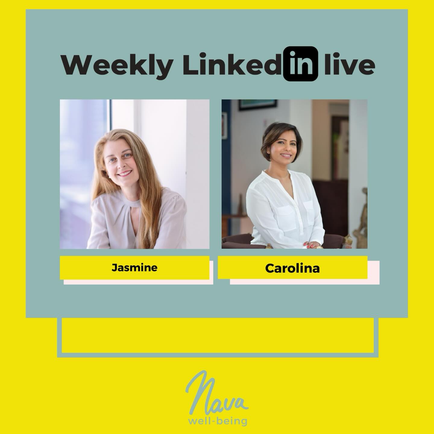 LinkedIn Live: How to Build a Personal Brand That Is Authentic and Aligned
Every week, I get to sit down with amazing guests who share real, practical insights to help us grow both personally and professionally.
This week, I’m excited to be joined by Carolina to talk about something so many people quietly struggle with: building a personal brand that actually feels like you.
Not the polished version you think you’re “supposed” to be — but the one that feels genuine, natural, and aligned with who you are in real life.
With social media encouraging us to look perfect, sound confident, and “stand out,” it’s easy to get disconnected from our true voice. This conversation isn’t about branding tricks or glossy strategies — it’s about clarity, honesty, and showing up in a way that feels good.
We’ll chat about:
✅ Why so many of us slip into creating a brand that looks impressive, but doesn’t feel authentic.
✅ What happens when you build a brand around expectations instead of your real strengths and personality.
✅ Simple tools to help you express yourself more clearly, confidently, and naturally online.
✅ How an aligned personal brand can improve your relationships, opportunities, and overall sense of ease.
If you’ve ever hesitated to post, worried about what people think, or felt unsure about how to present yourself professionally — this session will give you clarity, reassurance, and steps you can use straight away.
Join us live, share your thoughts, and feel free to bring your questions!
P.S. I’ve been hosting these LinkedIn Lives since June 2020. If you’d like to be a guest and share your story or expertise, just email me at jasmine@withnava.com.
2pm UK | 6pm Dubai
Every day’s a school day 📚 See you there!
Link to join: https://www.linkedin.com/events/7403689170499604480/
