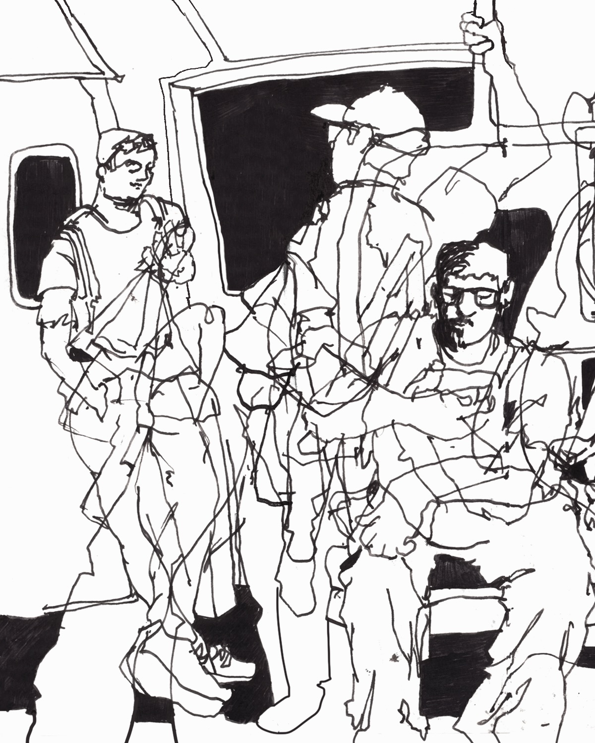 The G Train Sketchbook 🟢 I had a blast making this in collaboration with @montblanc using their iconic Meisterstück. Part of the fun was simply hunting down the new trains—there are only two in the entire system! #sketchbook #nycsubway