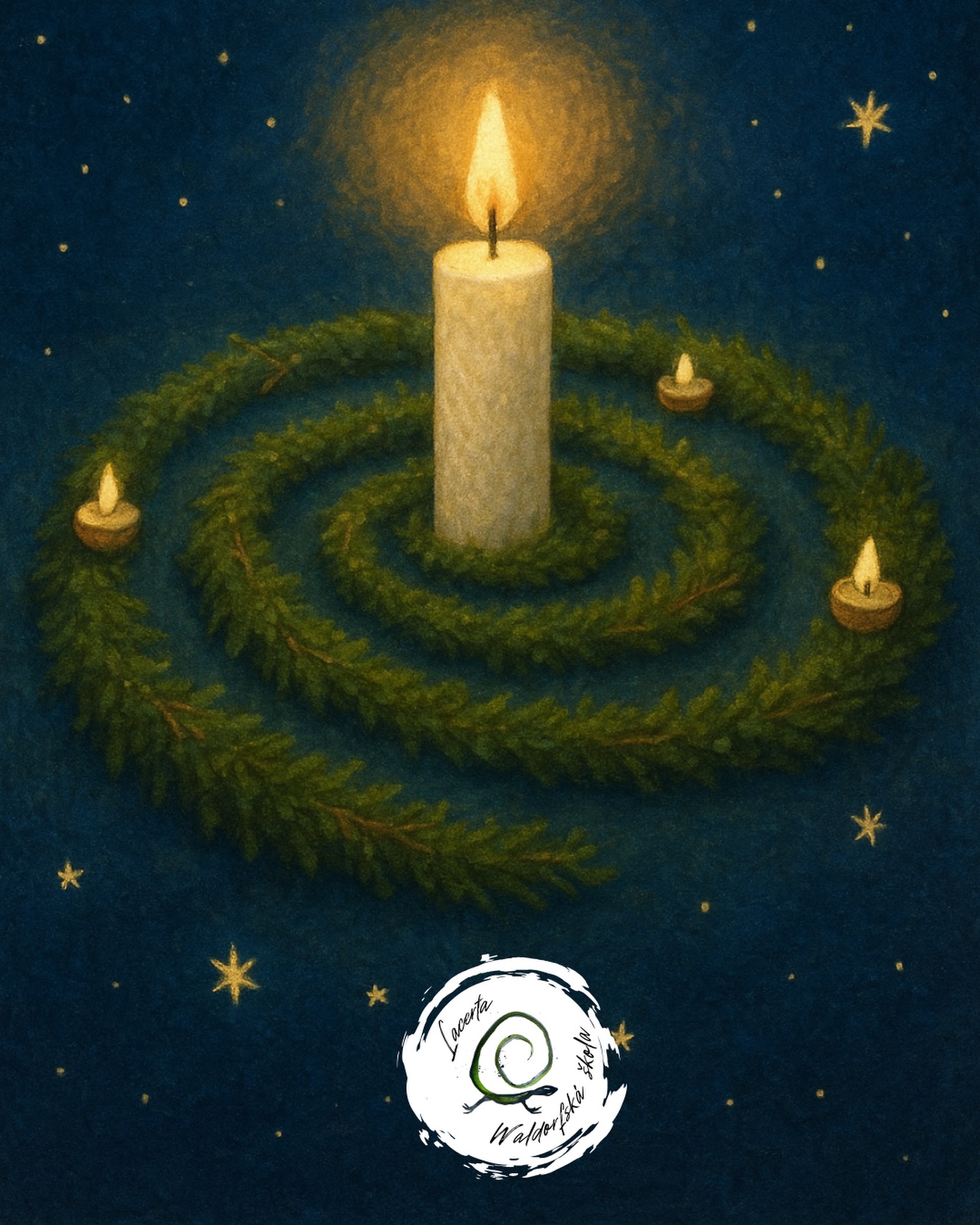 Dnešek má magii, kterou nelze uchopit slovy…
V tichu adventní spirály se rozsvítila první svíčka
a její světlo se dotklo každého dítěte.
Jako by se na chvilku zastavil čas. 🤍
V naší waldorfské škole začíná období, kdy se svět kolem uklidní
a my se snáz můžeme nadechnout,
podívat se dovnitř
a znovu najít to malé vnitřní světlo, které máme všichni.
Ať Vám první adventní týden přinese
• jemné dojetí
• teplo, které hřeje dlouho
• a pocit, že světlo se rodí z ticha — a roste každým dnem.
Přejeme všem krásný, hluboký a radostný první advent. 🕯️
#advent #děti #waldorf #skola #vanoce