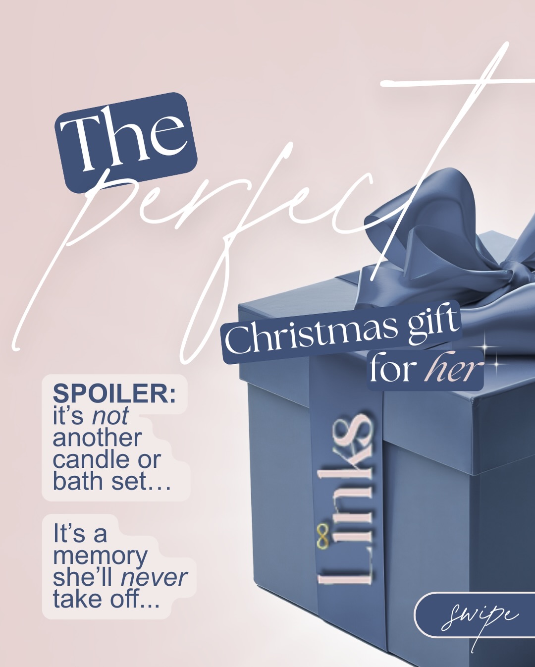 This Christmas, it’s time to finally walk straight past the aisle filled to the brim with bath sets and candles… and gift her a memory she’ll never take off ✨
Permanent jewellery is so much more than a gift, it’s a moment, a meaning, a little sparkle that says “you mean the world to me” 💕
🎁Gift vouchers available
♾️ Tap the link in my bio to book your forever moment.
⚡️ Staffordshire | @jemmaelizabethbeauty